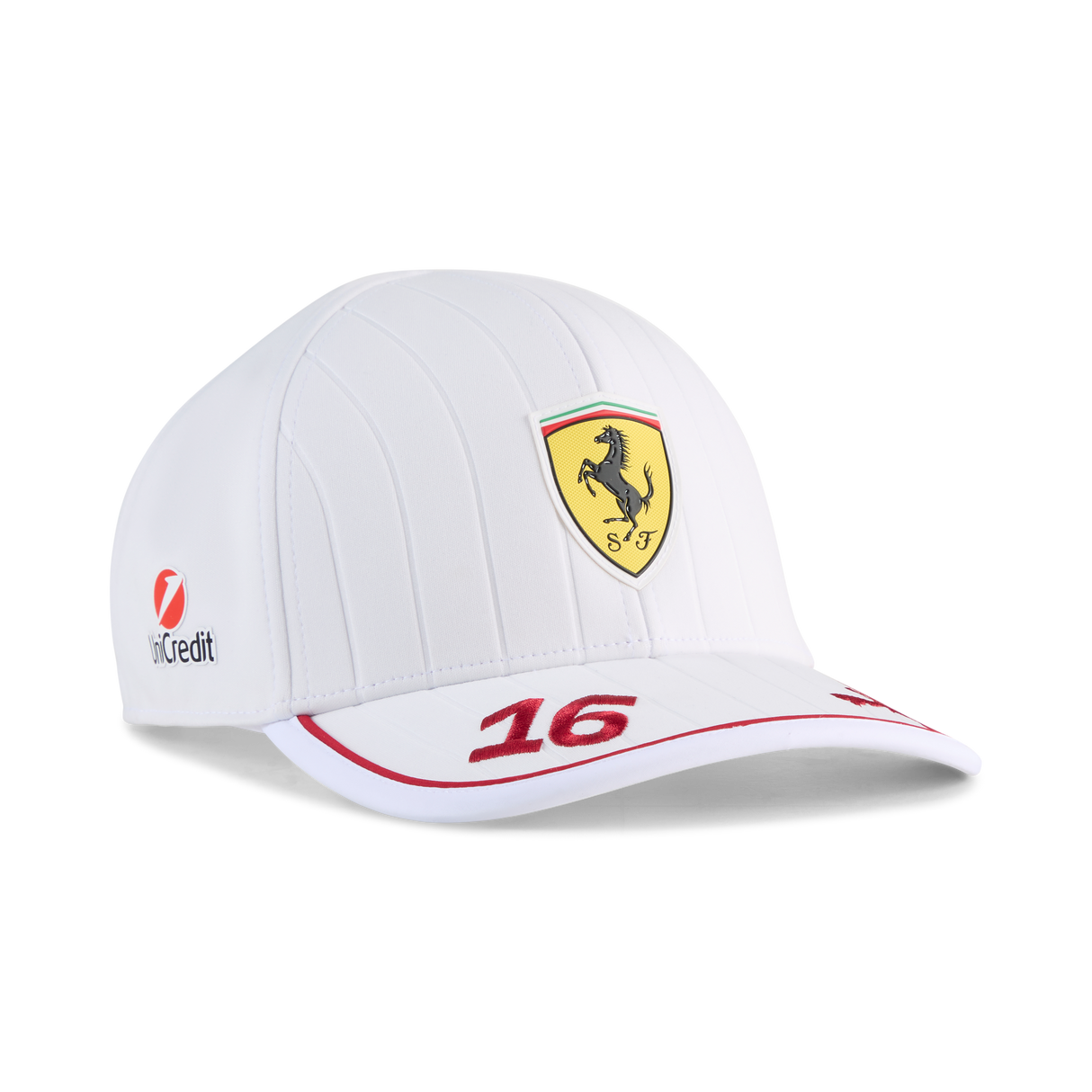 Ferrari, Charles Leclerc, Baseball Sapka, fehér 🔥