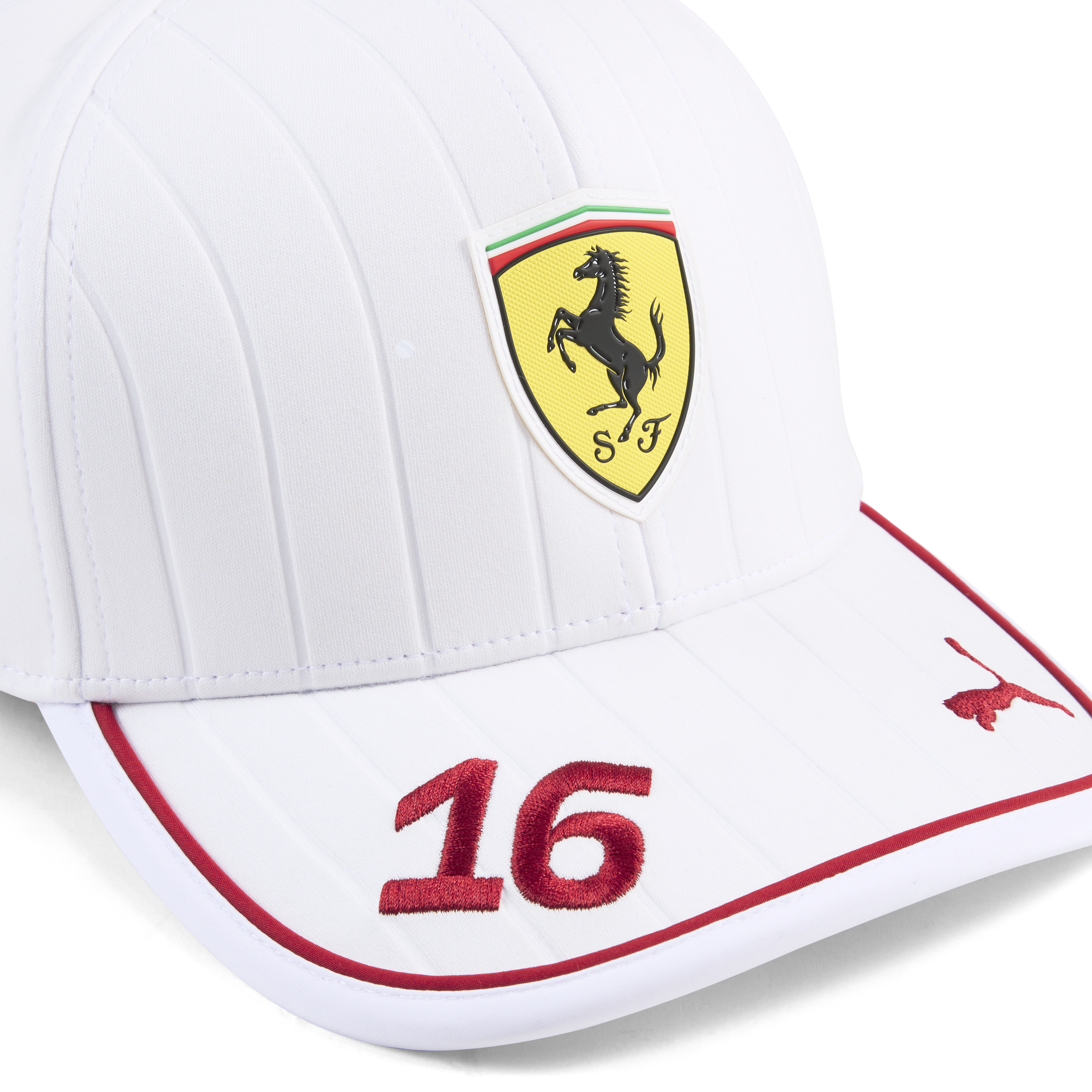 Ferrari, Charles Leclerc, Baseball Sapka, fehér 🔥
