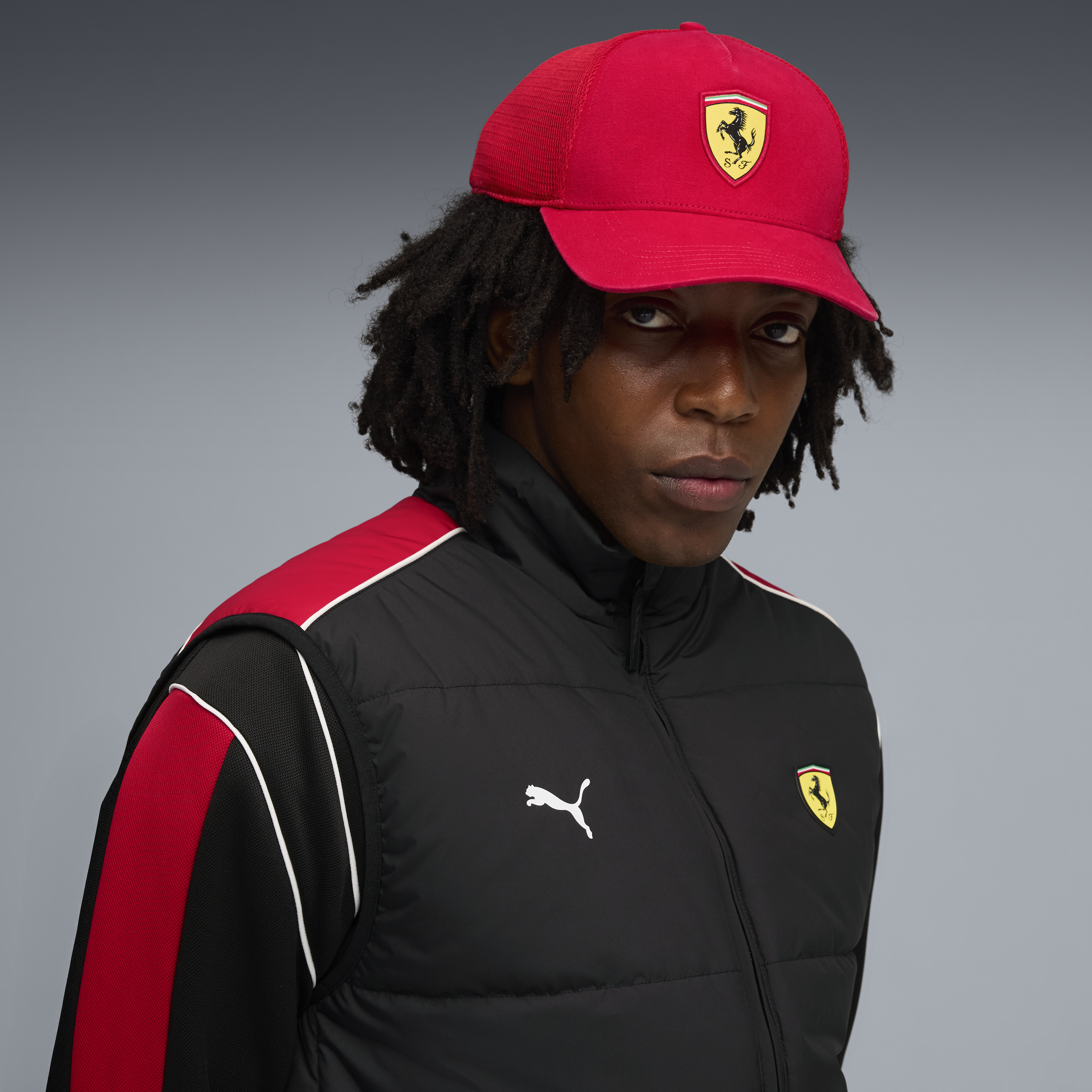 Ferrari Kamionos Sapka, Puma, piros 🔥