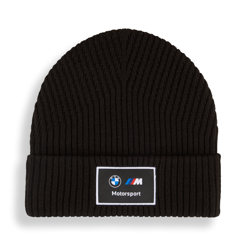 BMW Kötött Sapka, MMS, Puma, Közepes fazon, fekete 🔥