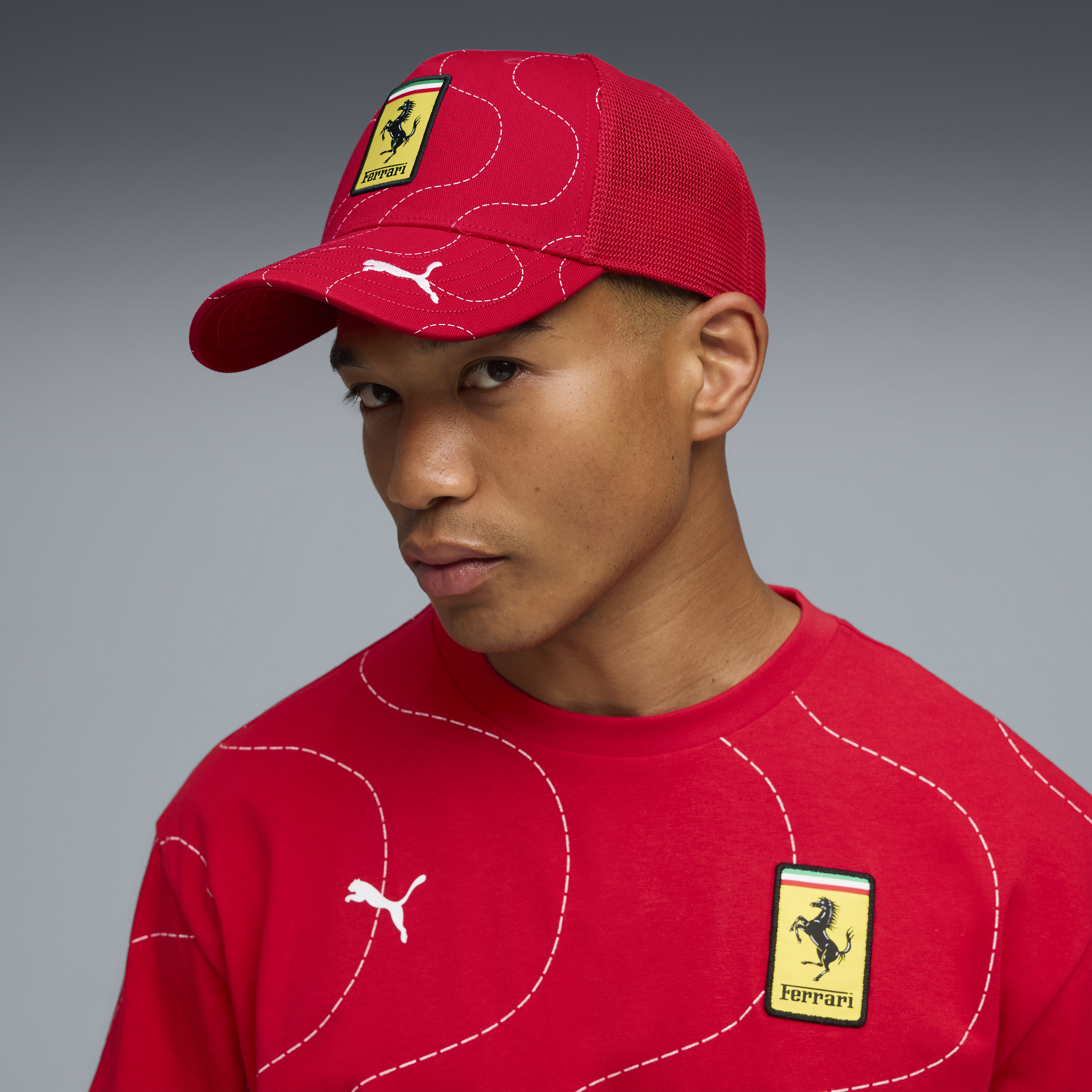 Ferrari Kamionos Sapka, Monza speciális kiadás, piros 🔥