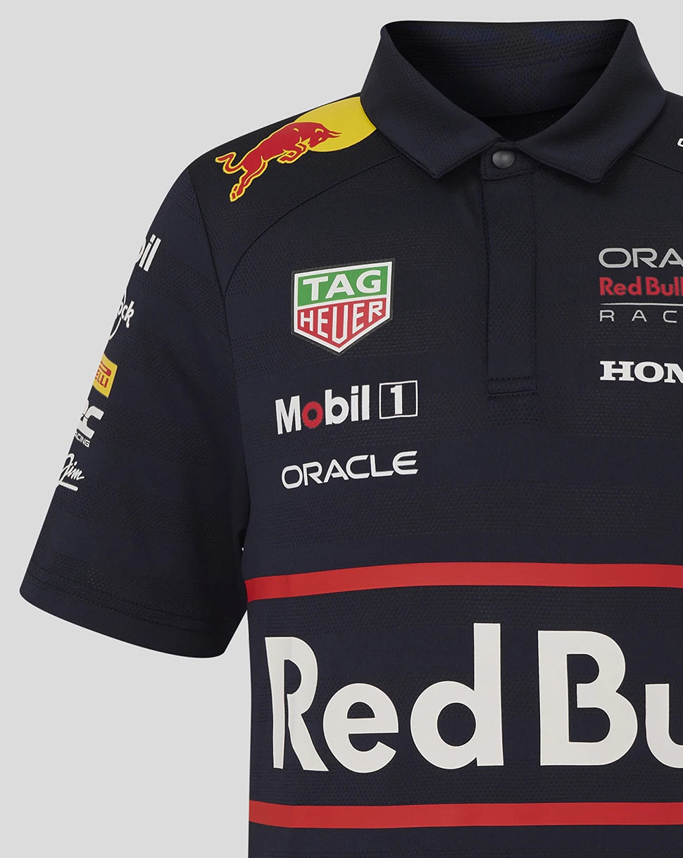 Red Bull Racing Junior T-Shirt mit Kragen – Kinder 🔥