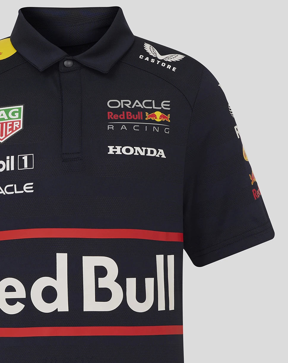 Red Bull Racing Junior T-Shirt mit Kragen – Kinder 🔥