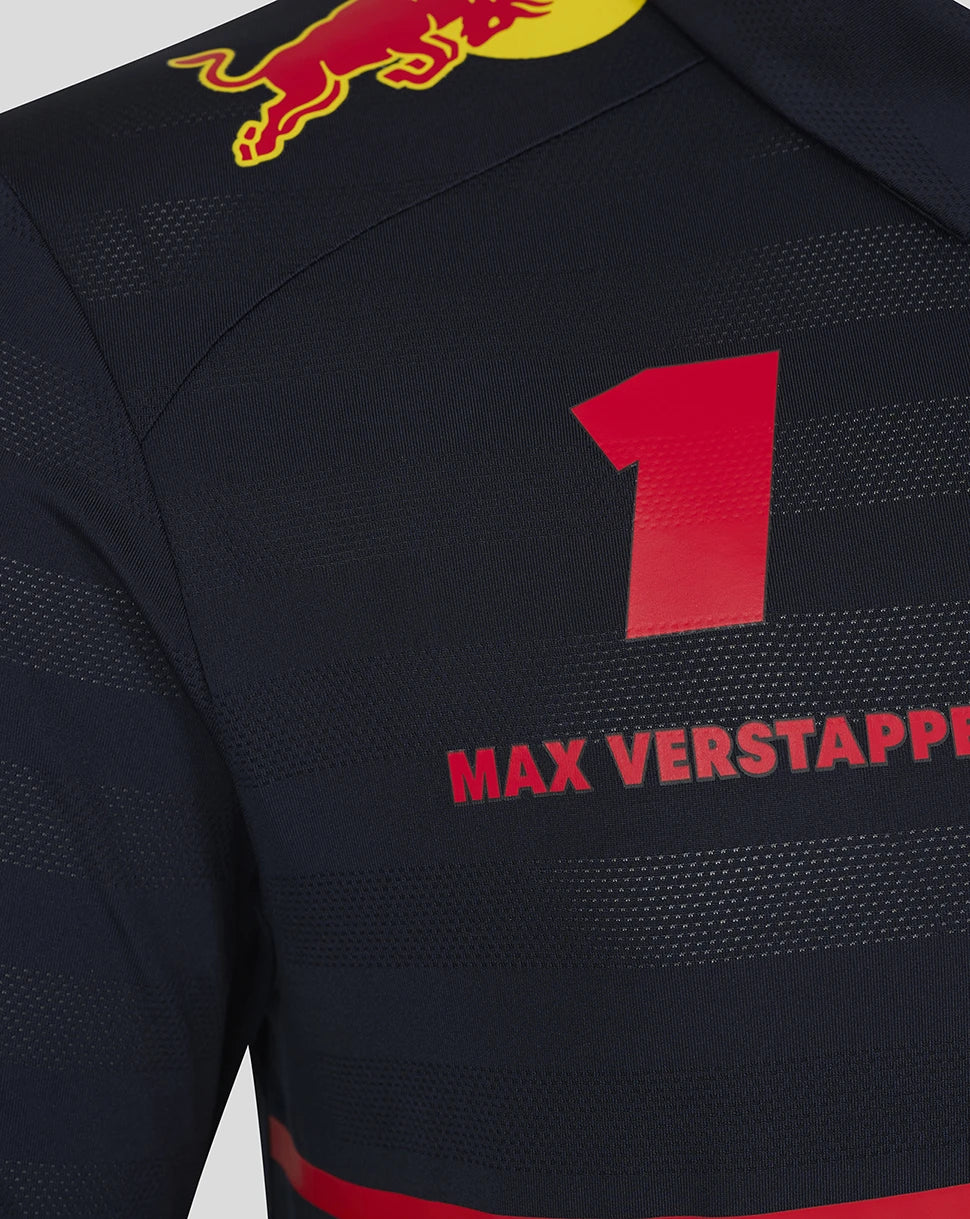 Red Bull Racing Max Verstappen T-Shirt mit Kragen 🔥