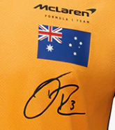 McLaren Collared T-Shirt, Daniel Ricciardo Team, Orange, 2022
