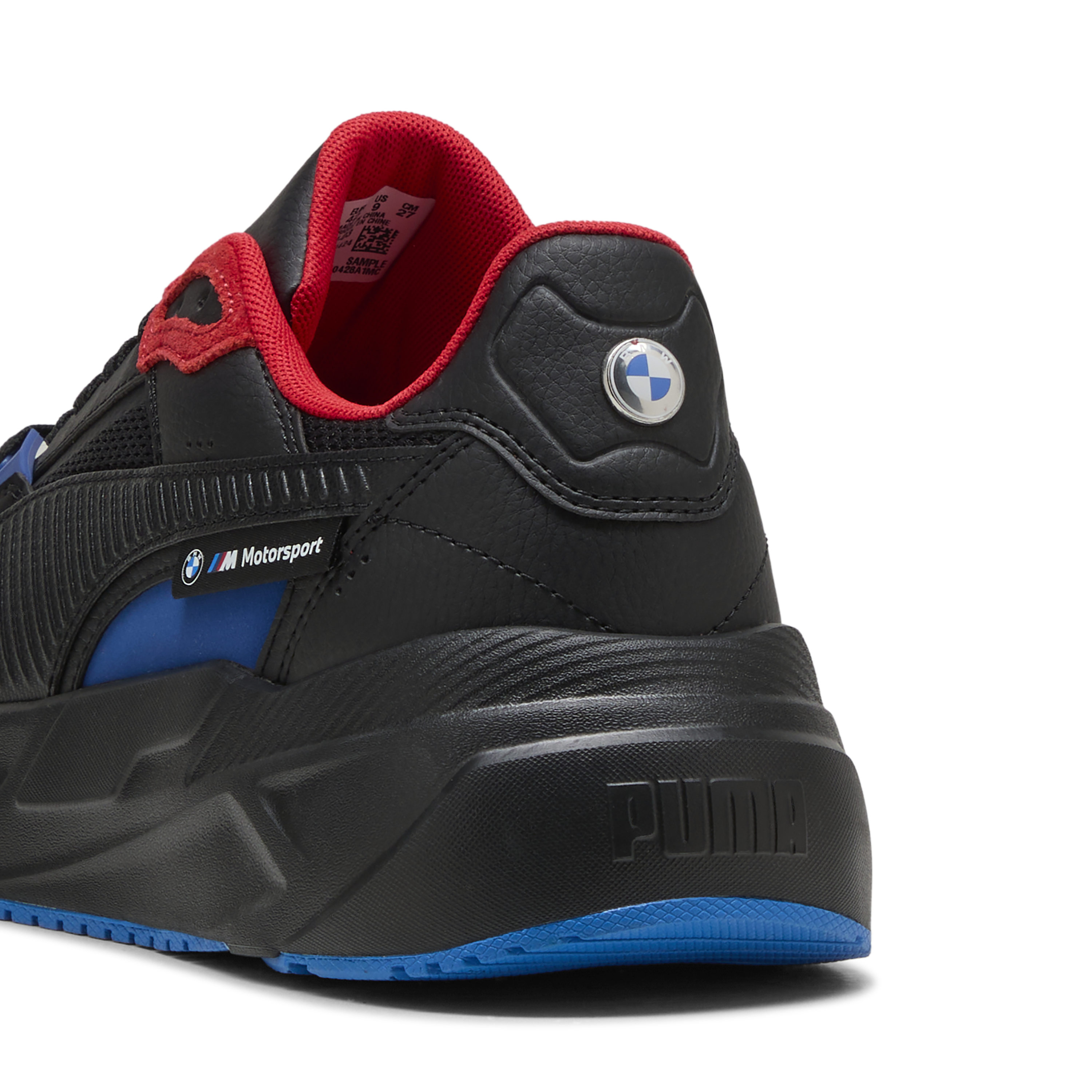 BMW Cipő, Puma, MMS, Trinity 2, fekete-kobaltkék 🔥
