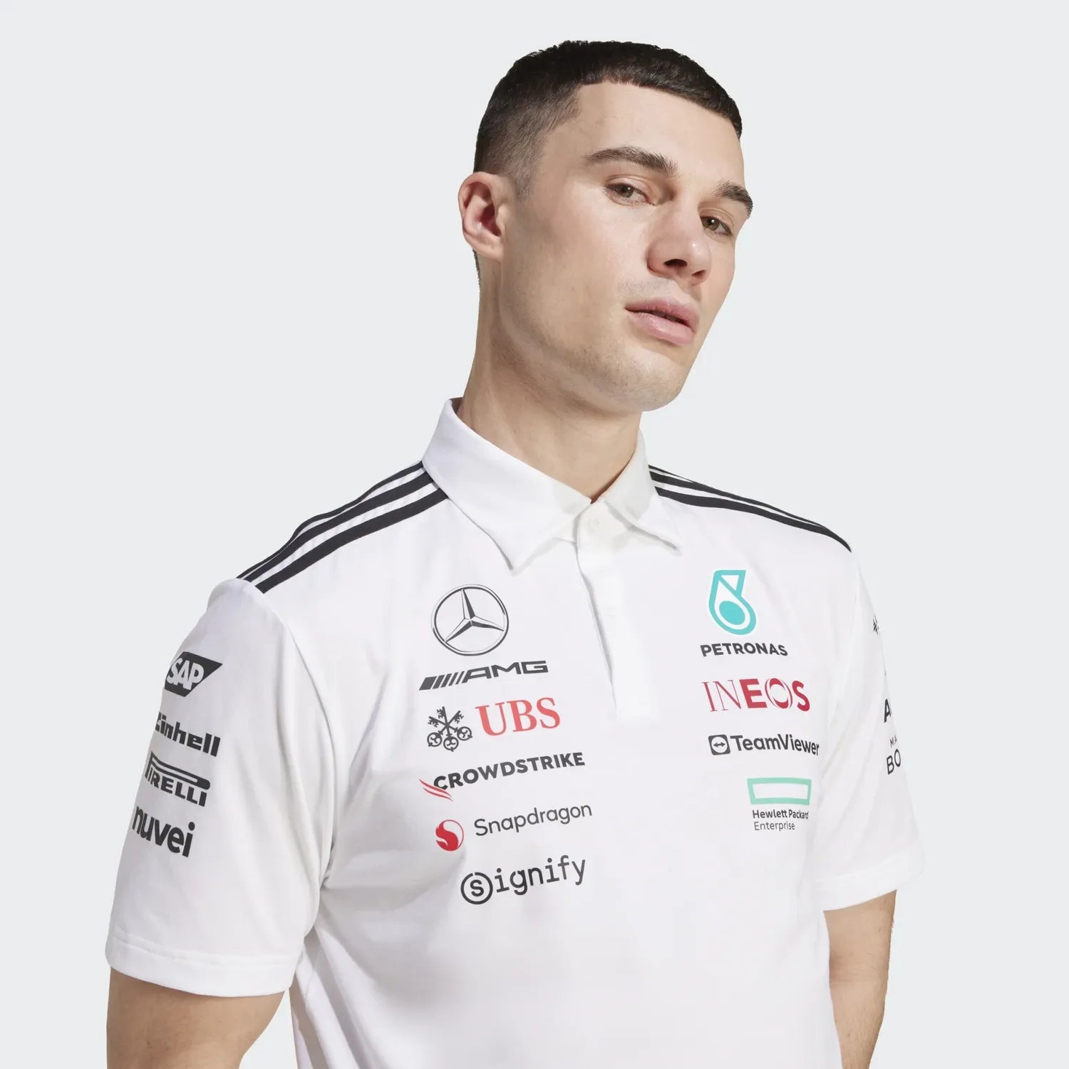 Mercedes Team Collared T-Shirt 🔥