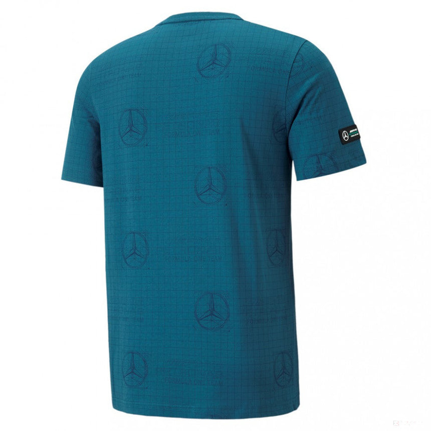 Puma Mercedes T-Shirt, Blue, 2022