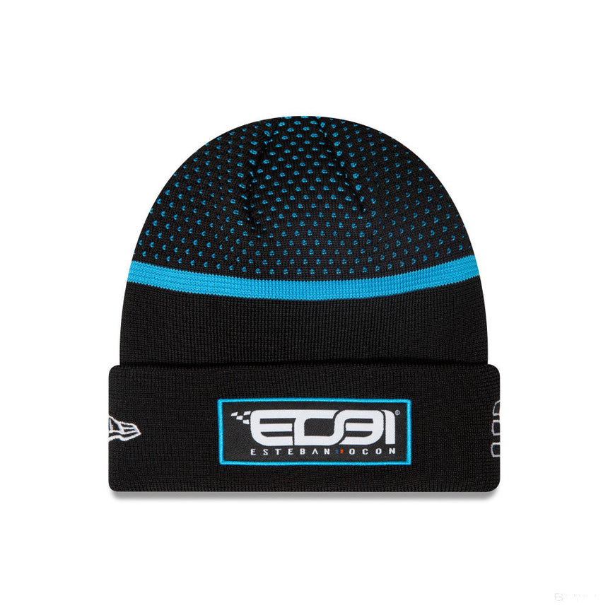 Alpine winter cap, New Era, Esteban Ocon, 9FIFTY, black, kids, 2023