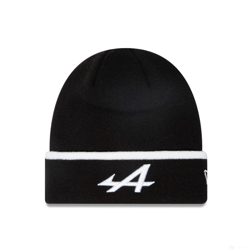 Alpine winter cap, New Era, stripe, black