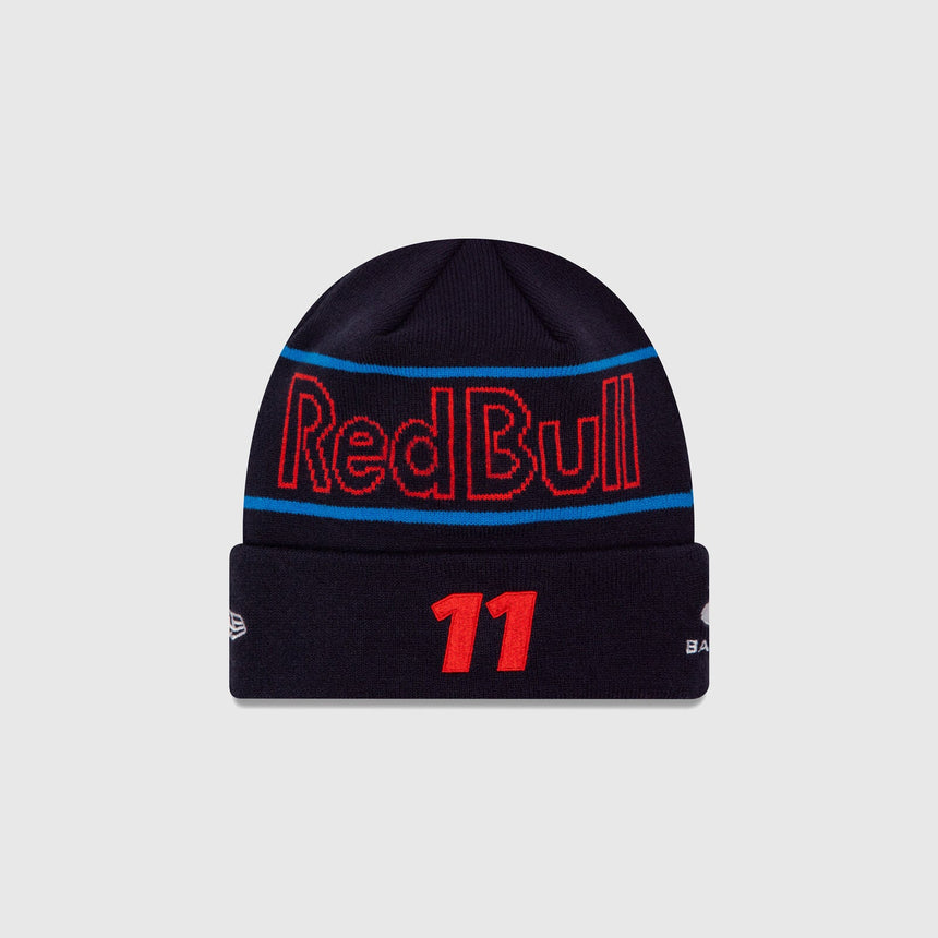 Red Bull winter cap, NEW ERA, Sergio Perez, team, blue, 2024