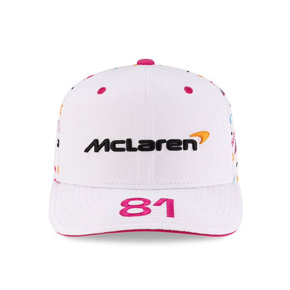 McLaren Baseball sapka, Miami, Oscar Piastri, New Era, 9SEVENTY SS, Fehér 🔥