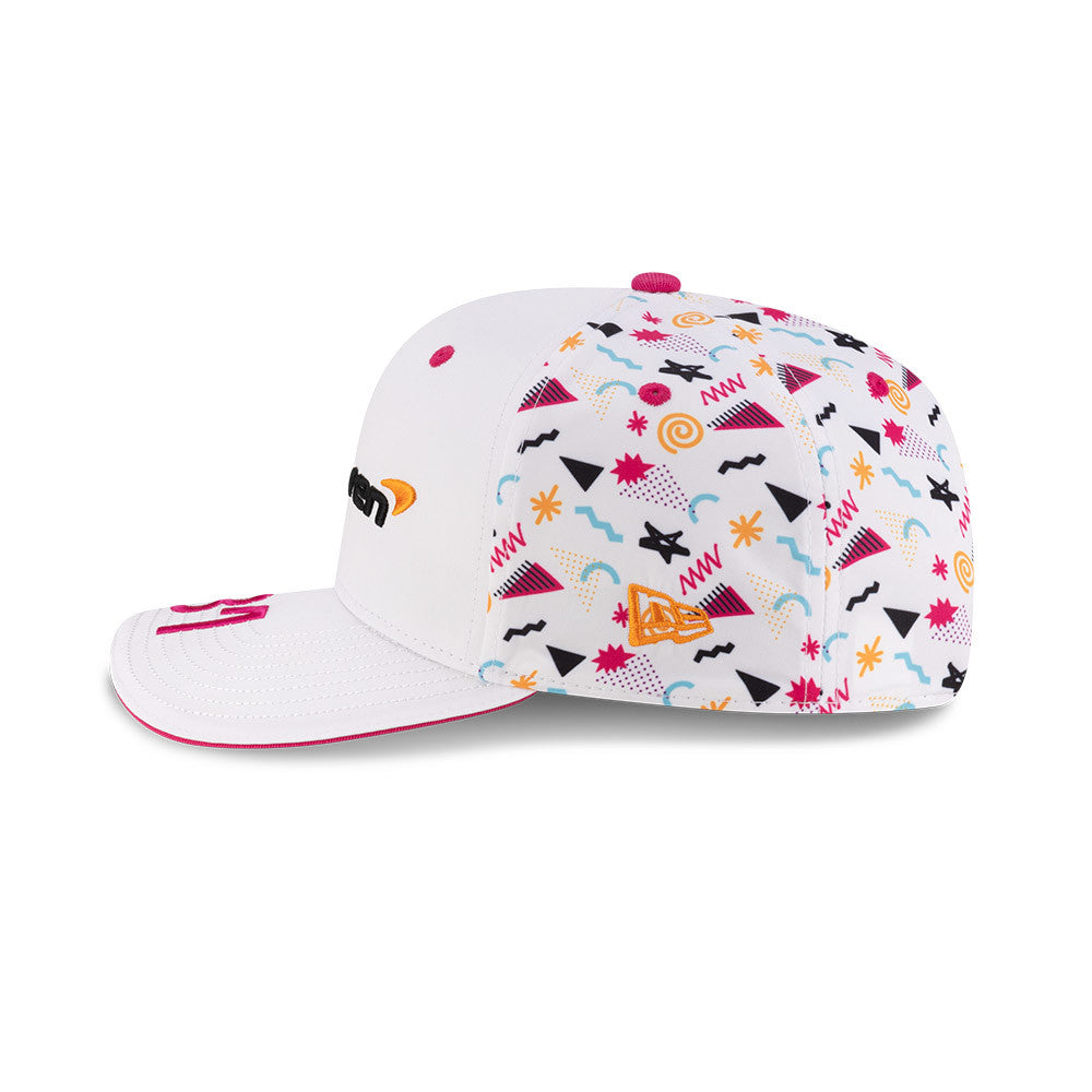 McLaren Baseball sapka, Miami, Oscar Piastri, New Era, 9SEVENTY SS, Fehér 🔥