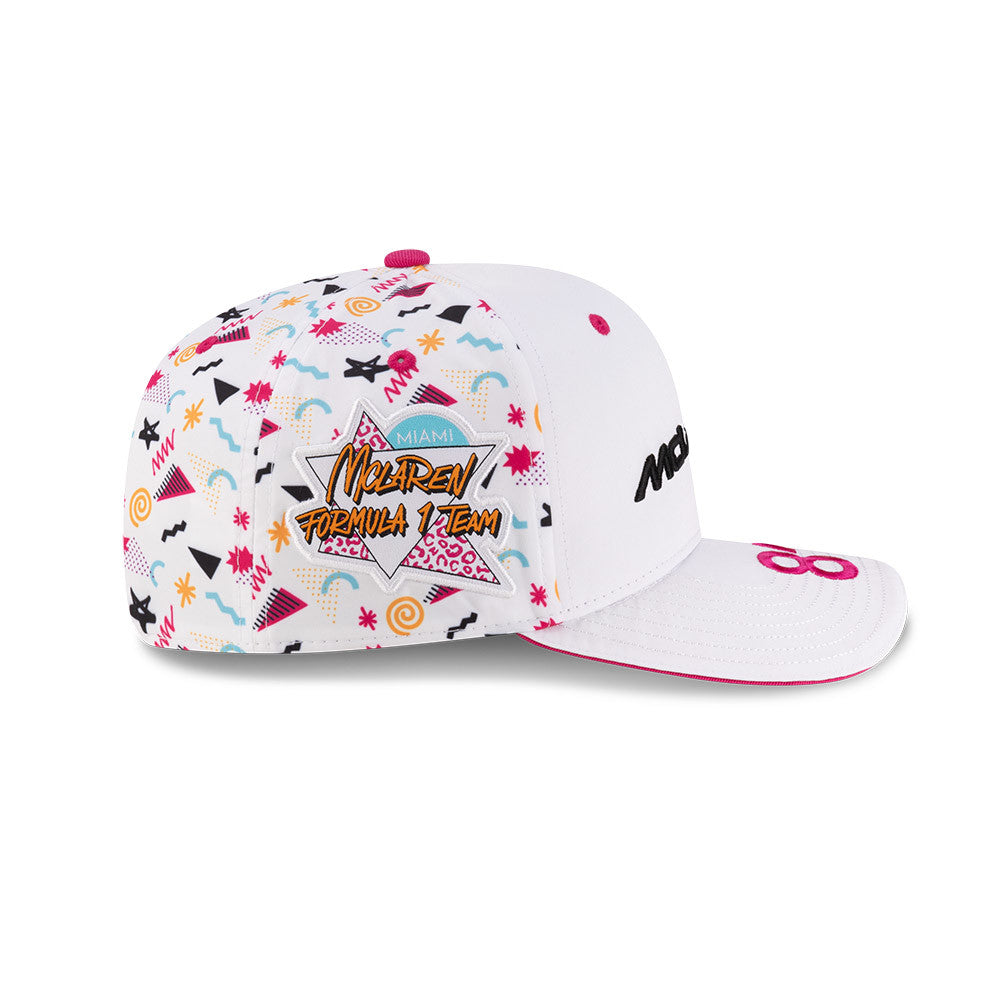 McLaren Baseball sapka, Miami, Oscar Piastri, New Era, 9SEVENTY SS, Fehér 🔥