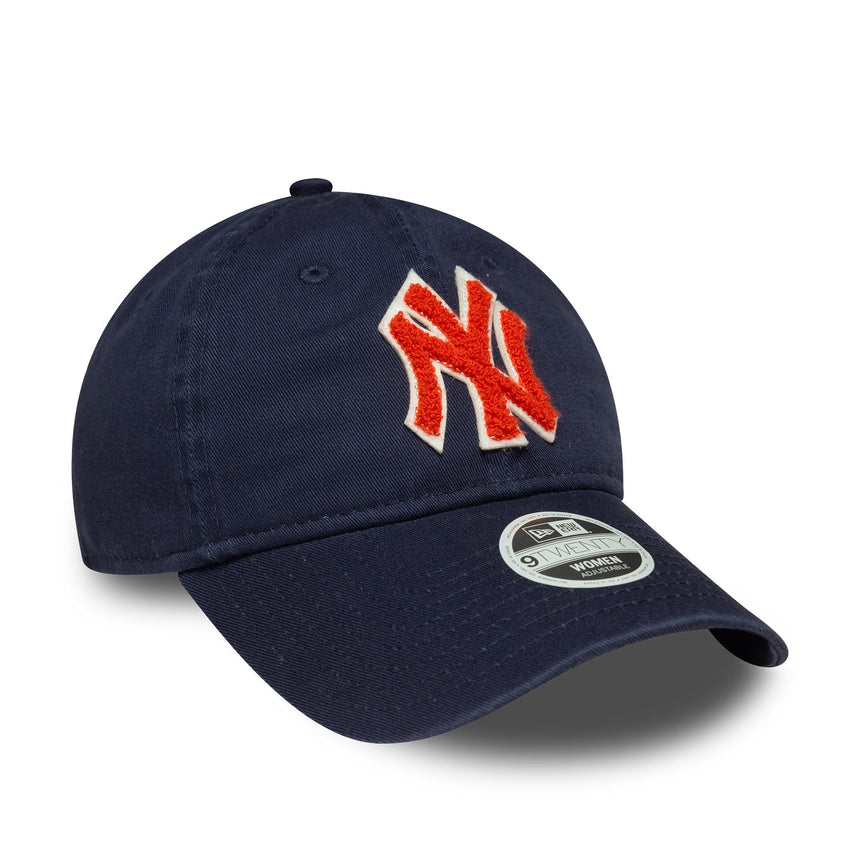 New York Yankees sapka, bouclé női, New Era, 9TWENTY, bouclé, kék