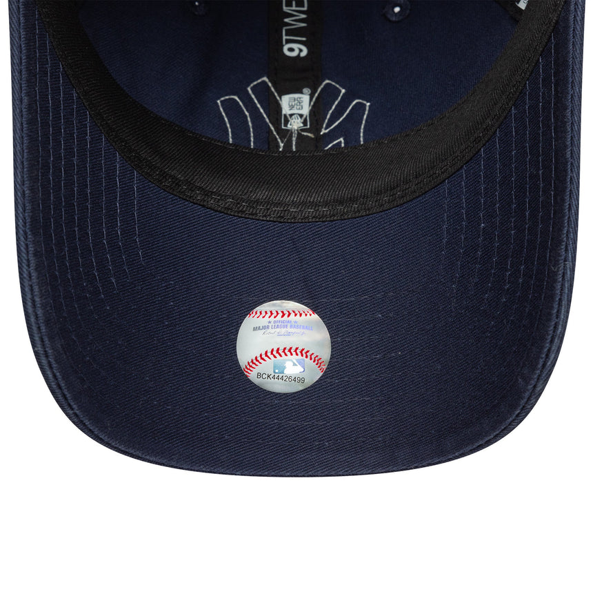 New York Yankees sapka, bouclé női, New Era, 9TWENTY, bouclé, kék