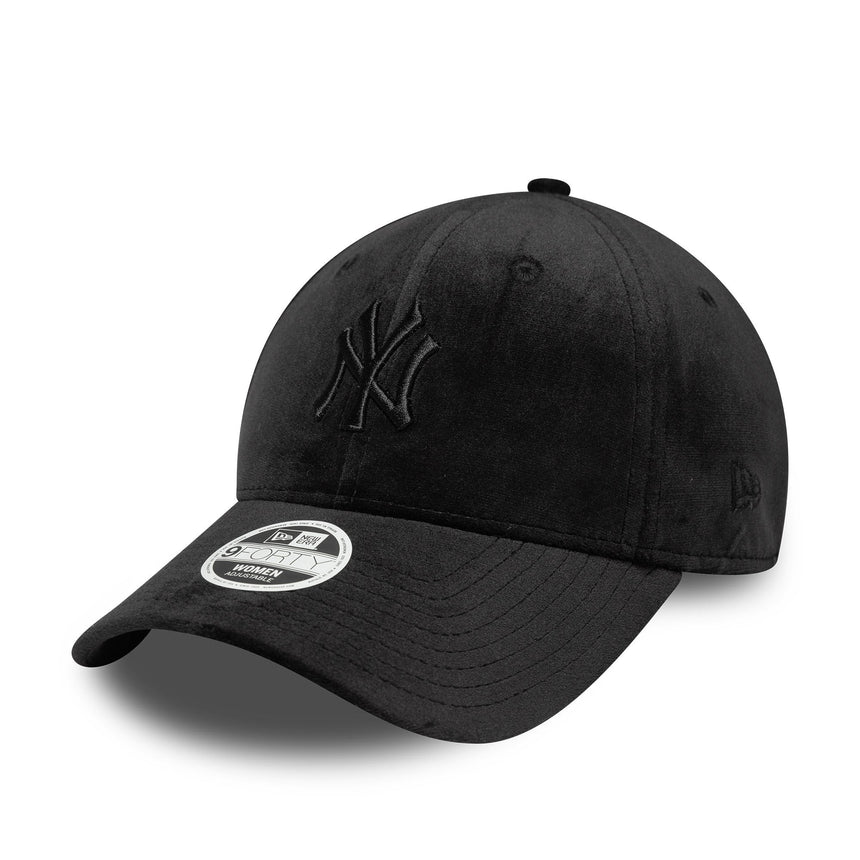 New York Yankees sapka, velúr, New Era, 9FORTY, fekete