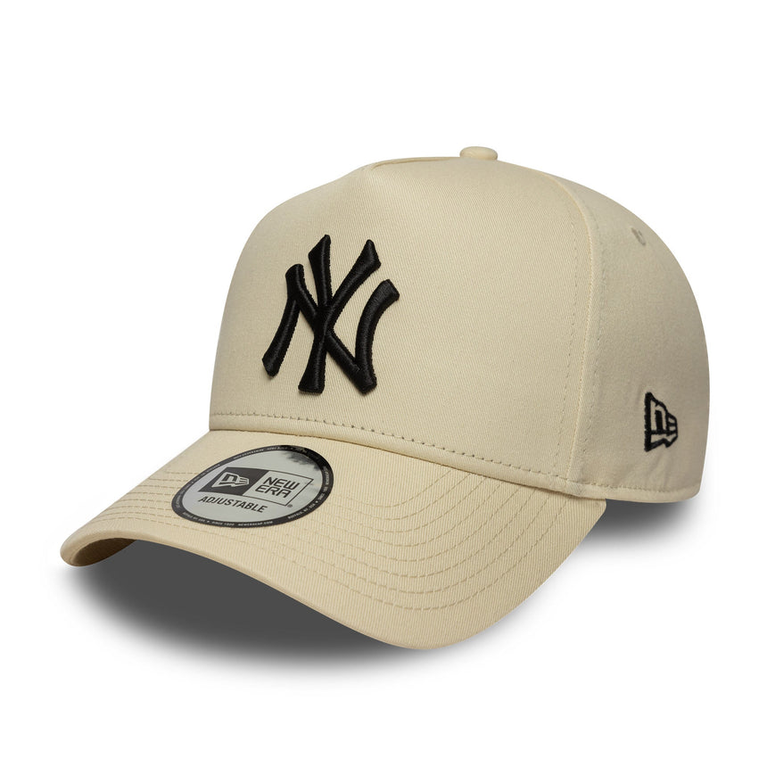 New York Yankees sapka, bézs OLDAL PATCH, A-frame, New Era, 9FORTY, bézs