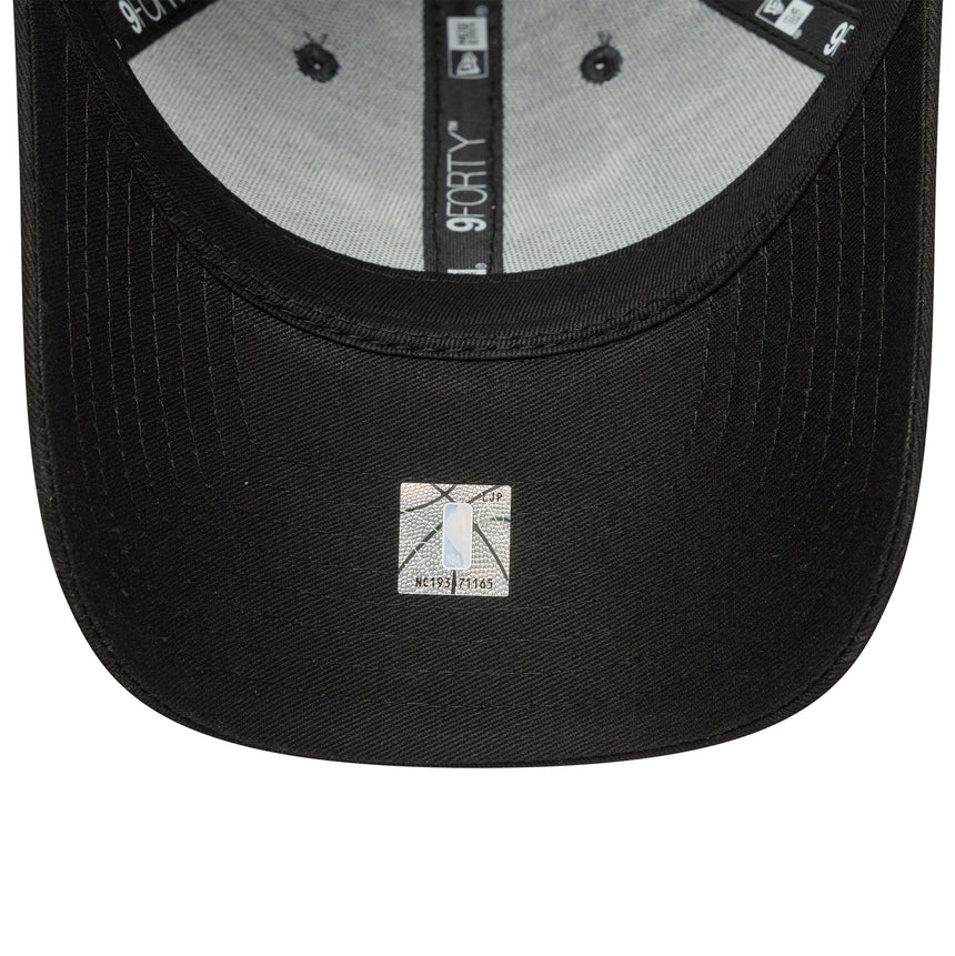 Chicago Bulls sapka, oldalsó hímzett patch, New Era, 9FORTY, szürke, szürke