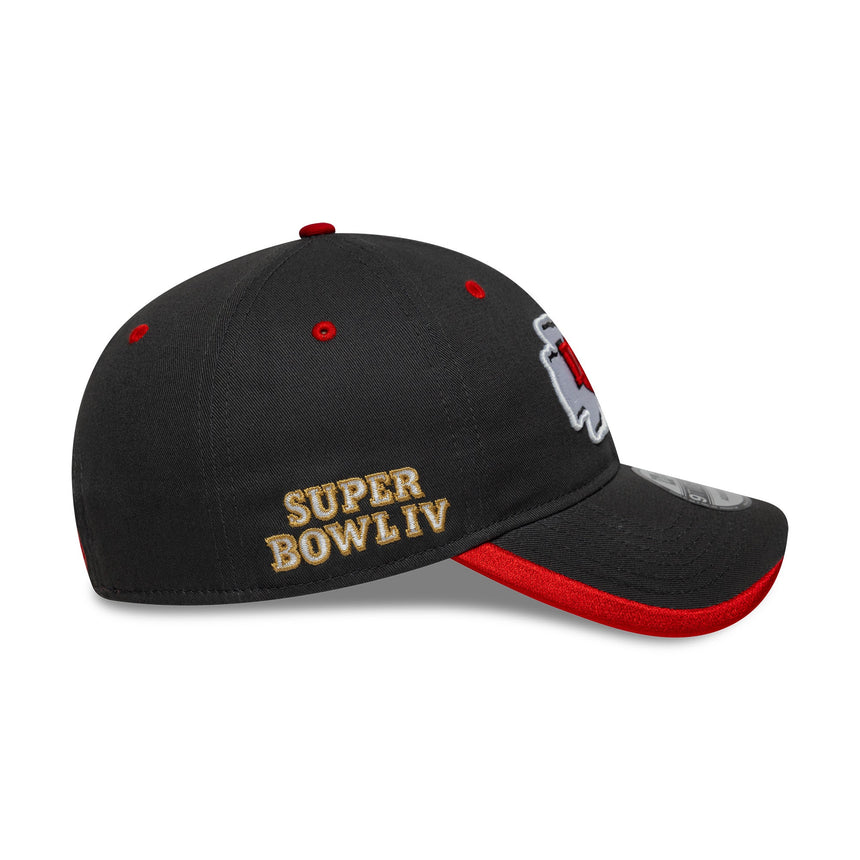 Kansas City Chiefs sapka, csapat kitűző, New Era, 9TWENTY, egyszerű, szürke