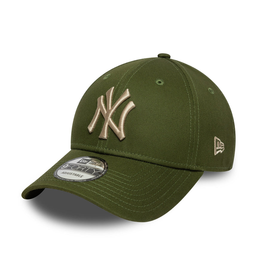 New York Yankees sapka, egyszerű kitűző, New Era, 9FORTY, zöld