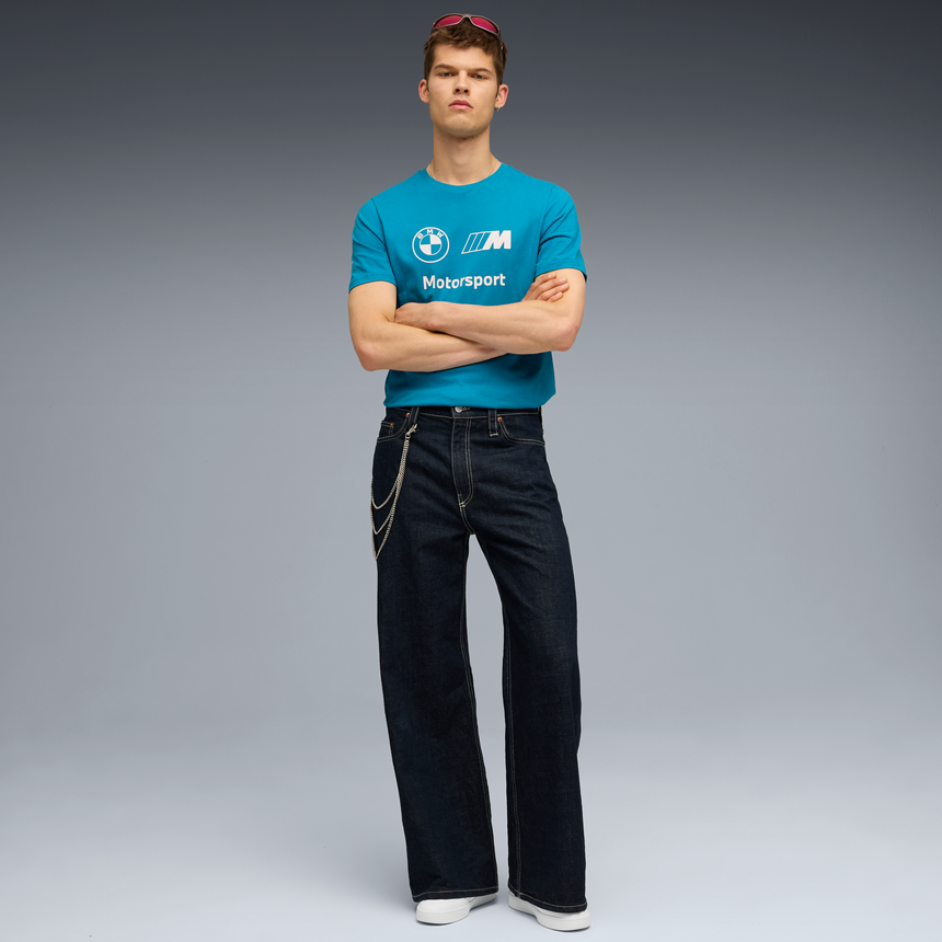 BMW logo Póló, Puma, Essential, MMS, kék 🔥