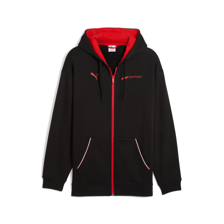 F1 Pulóver, Puma, Essetial+, Cipzáras, fekete 🔥