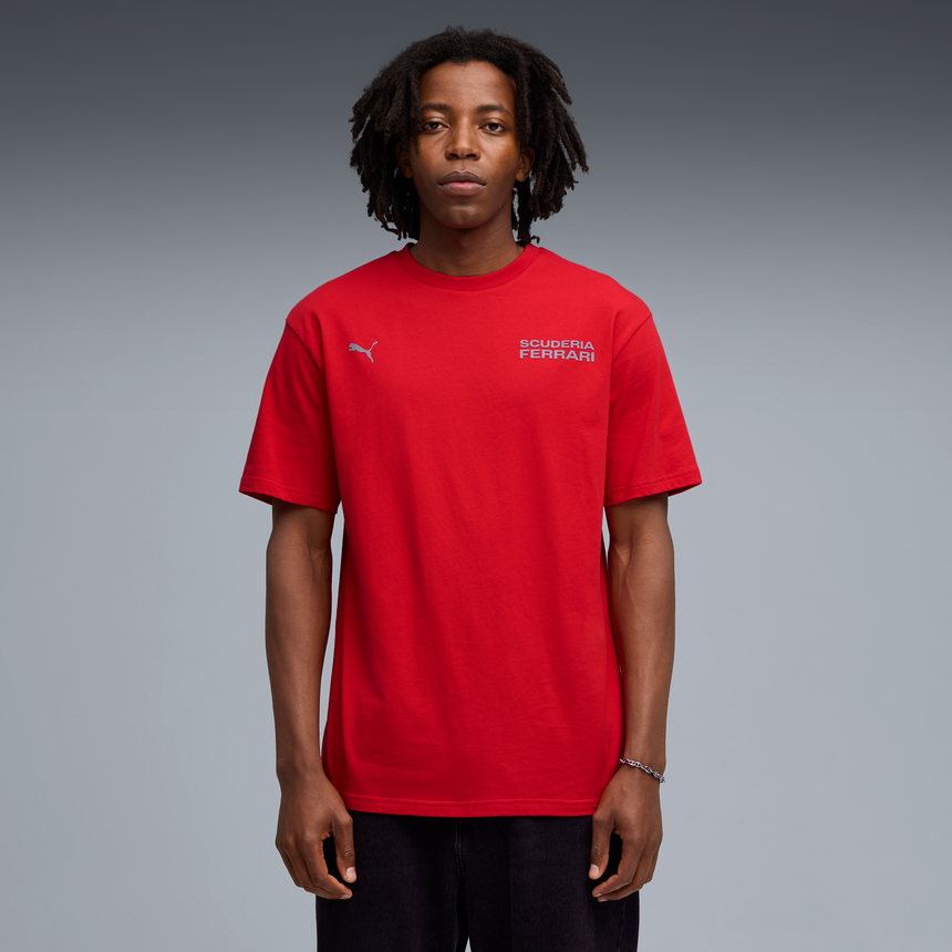 Ferrari Póló, Puma, lifestyle, piros 🔥