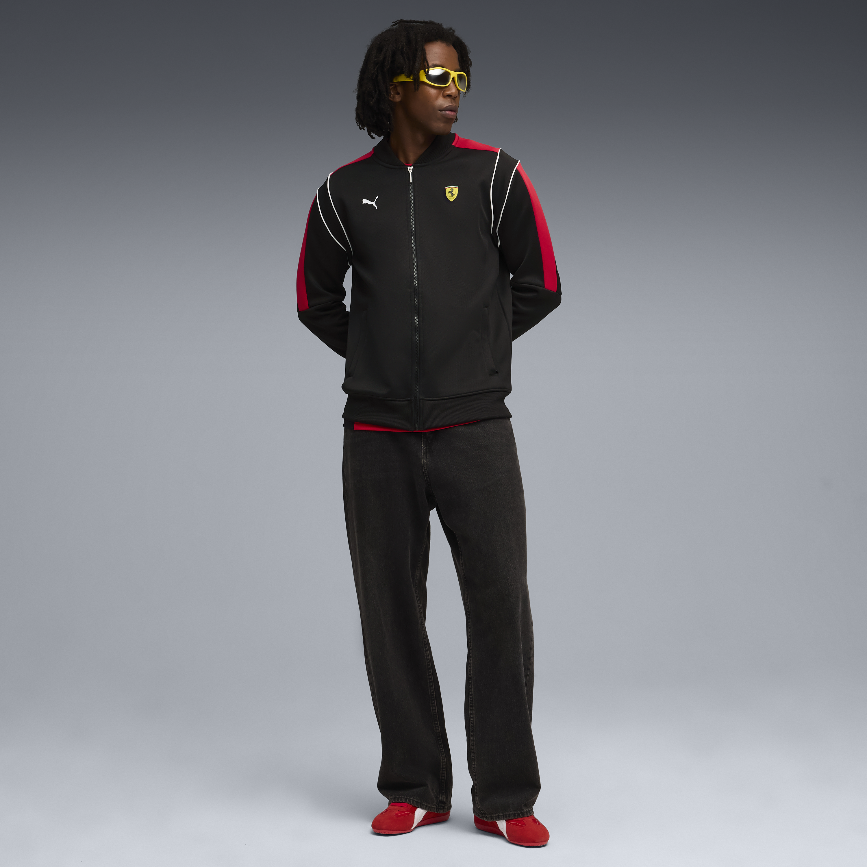 Ferrari Pulóver, Puma, MT7, fekete 🔥