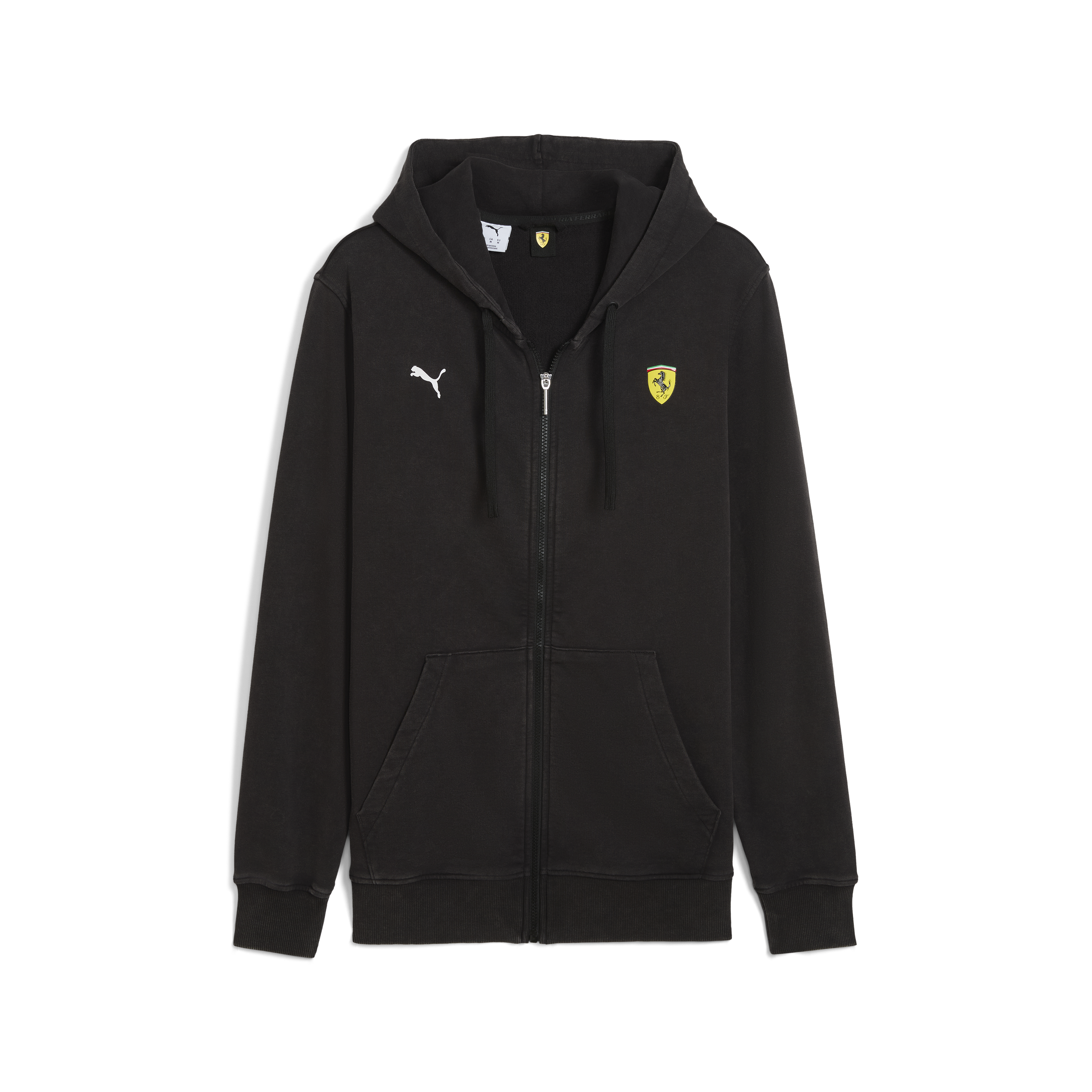 Ferrari Cipzáros Pulóver, Puma, fekete 🔥