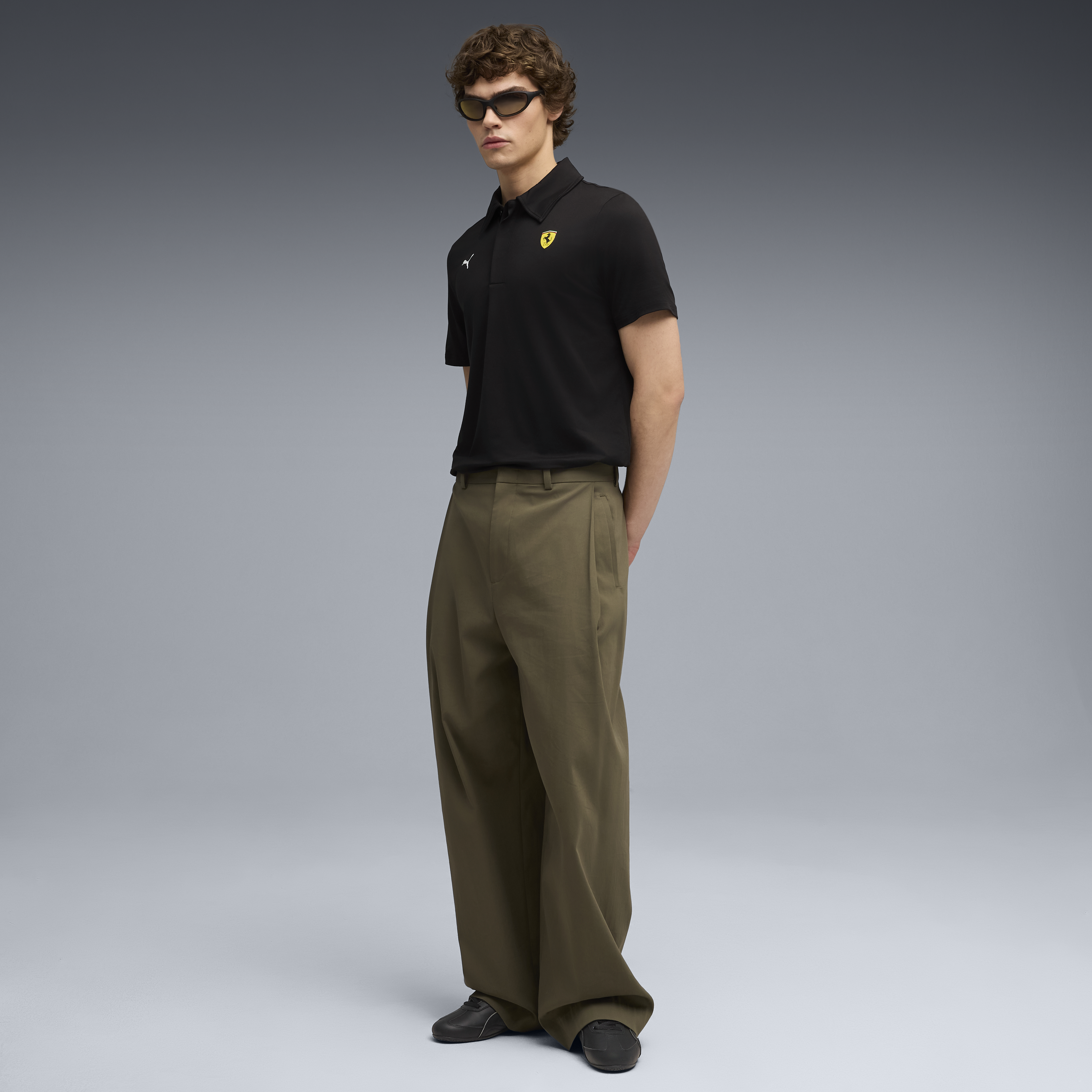 Ferrari Póló, Puma, sportswear cloudspun fekete 🔥