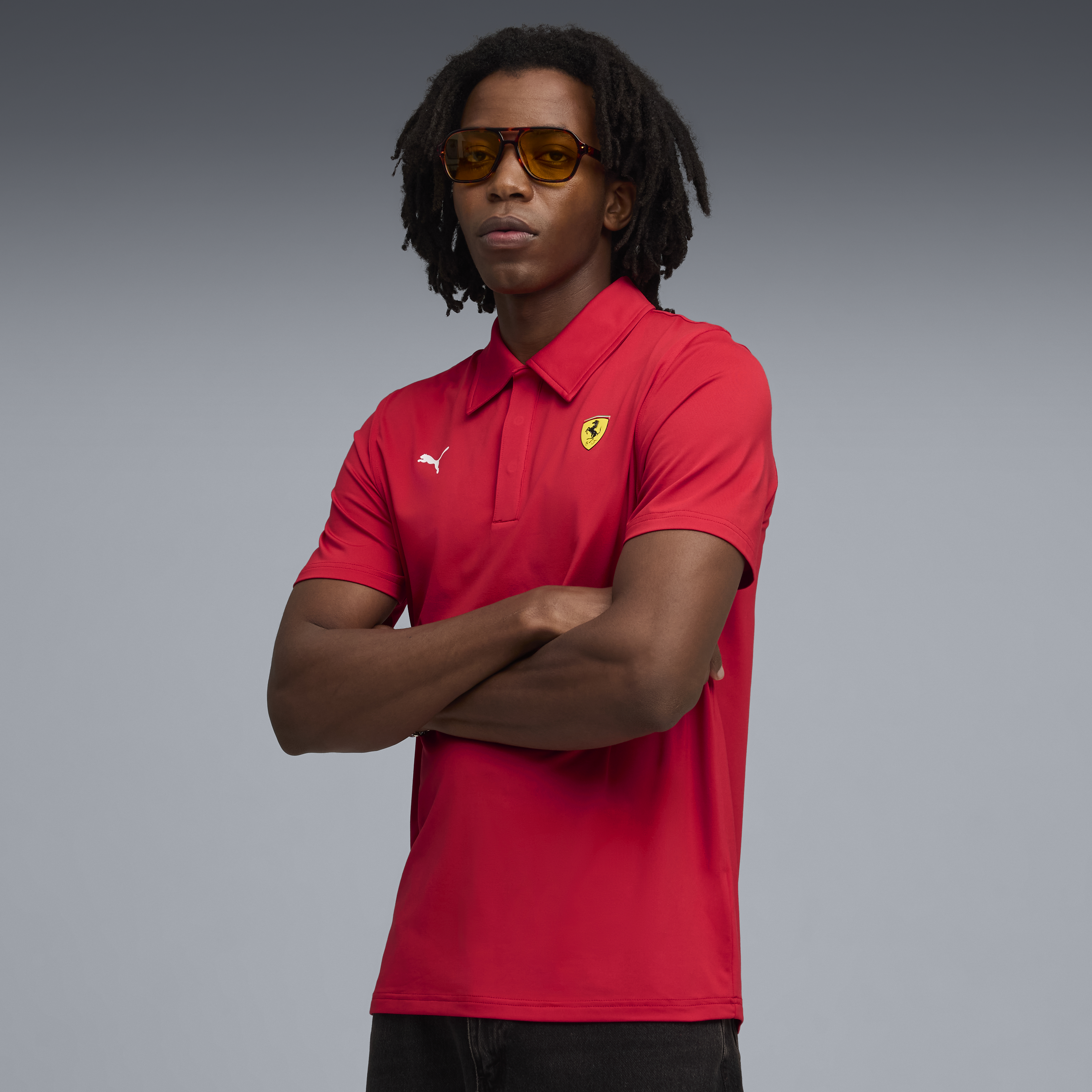 Ferrari Póló, Puma, sportswear cloudspun piros 🔥