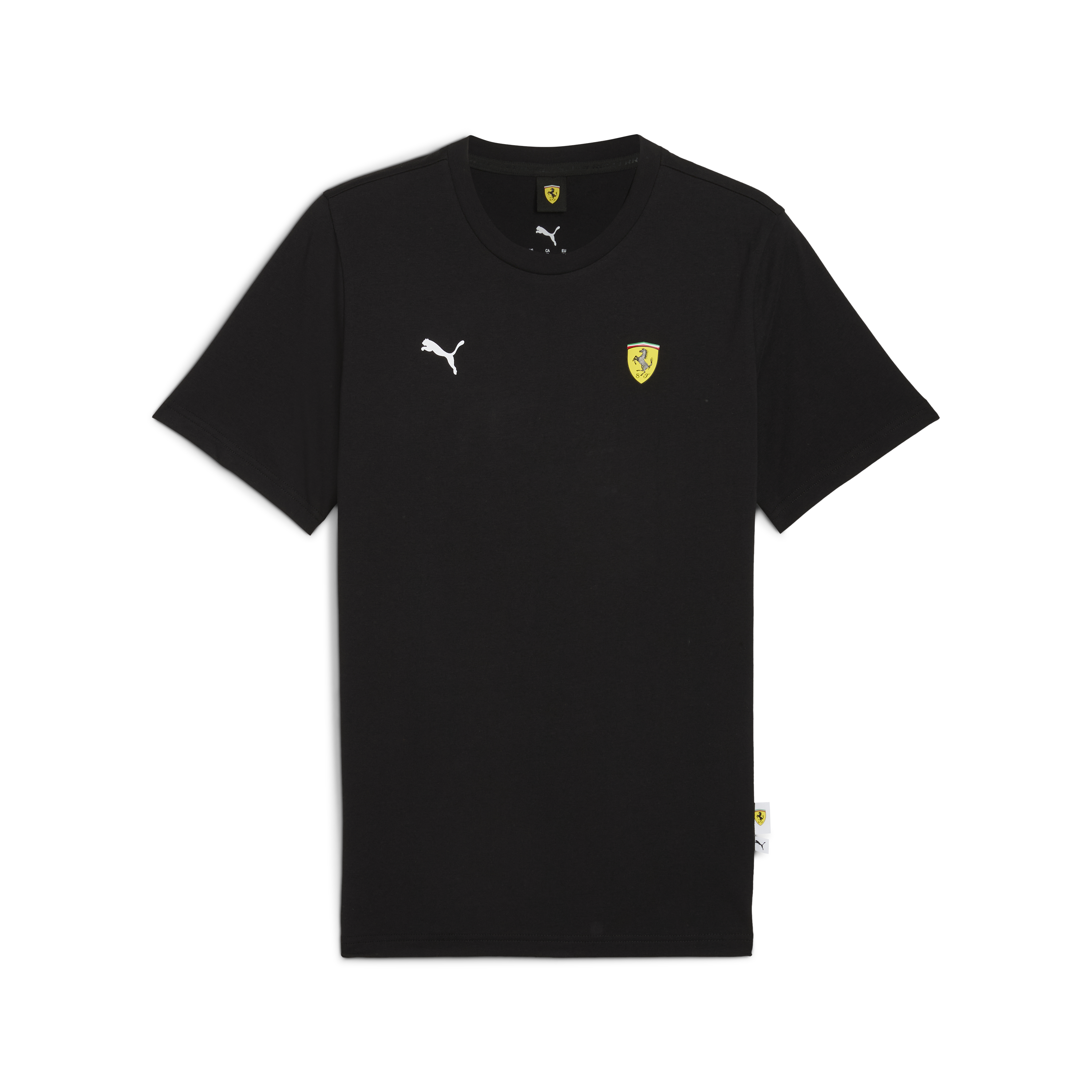 Ferrari Autó Mintás Póló, Puma, fekete 🔥