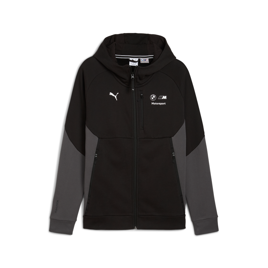 BMW Kapucnis Pulóver, Puma, MMS, PUMATECH, Fekete 🔥