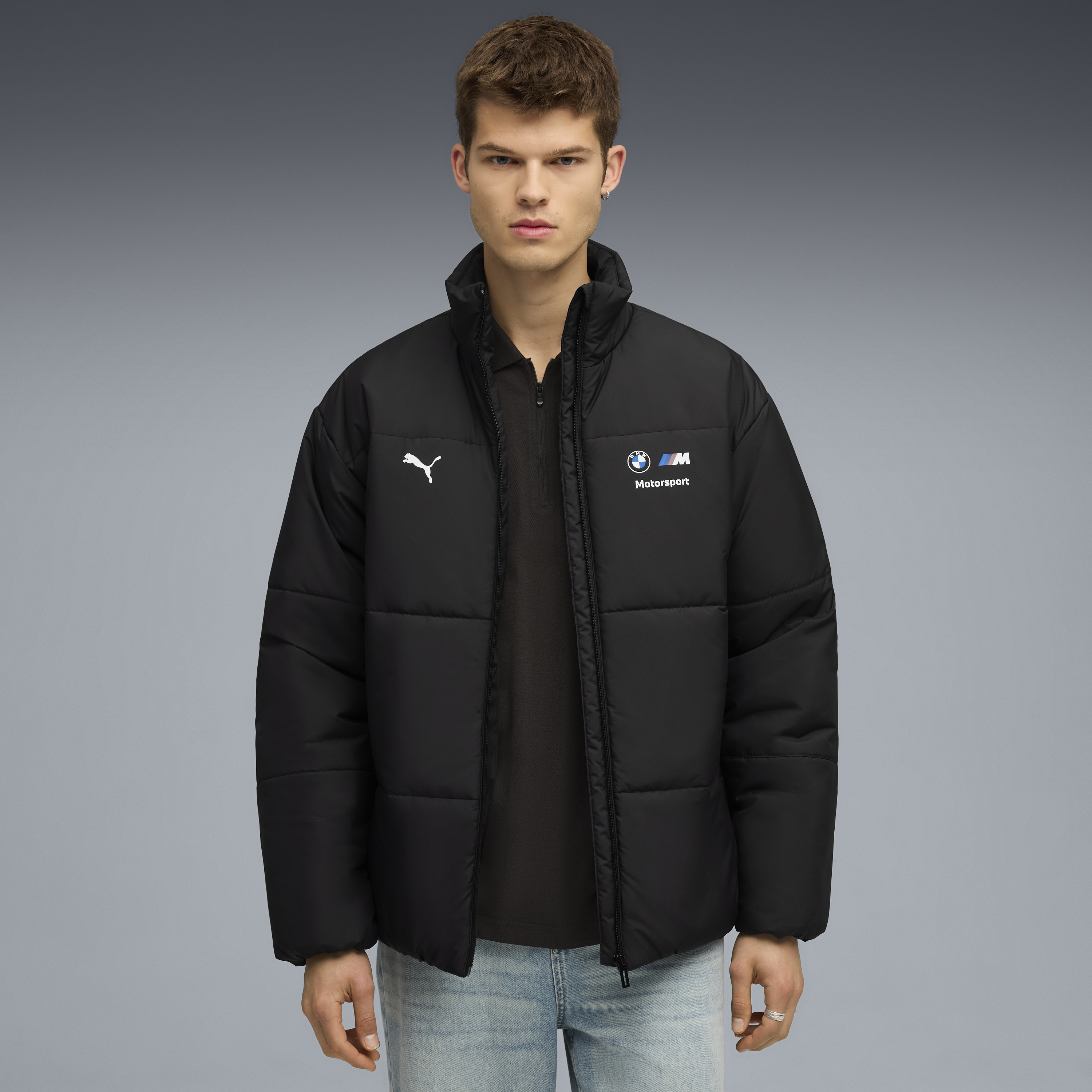 BMW Bélelt Kabát, Puma, MMS, essential+, fekete 🔥