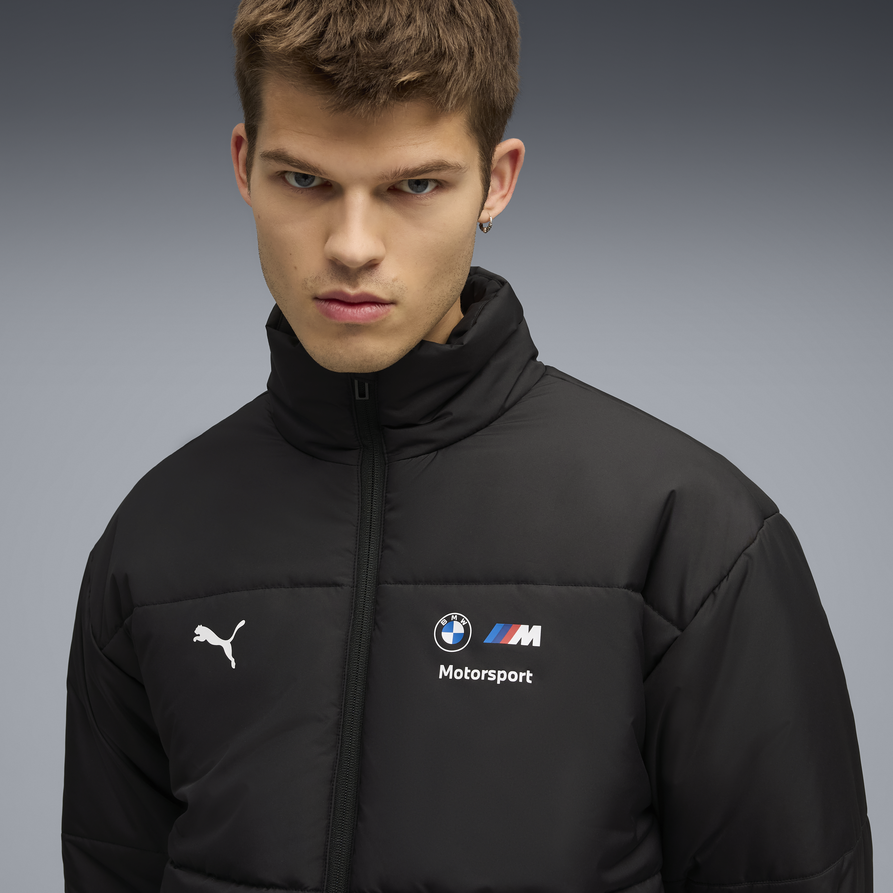 BMW Bélelt Kabát, Puma, MMS, essential+, fekete 🔥