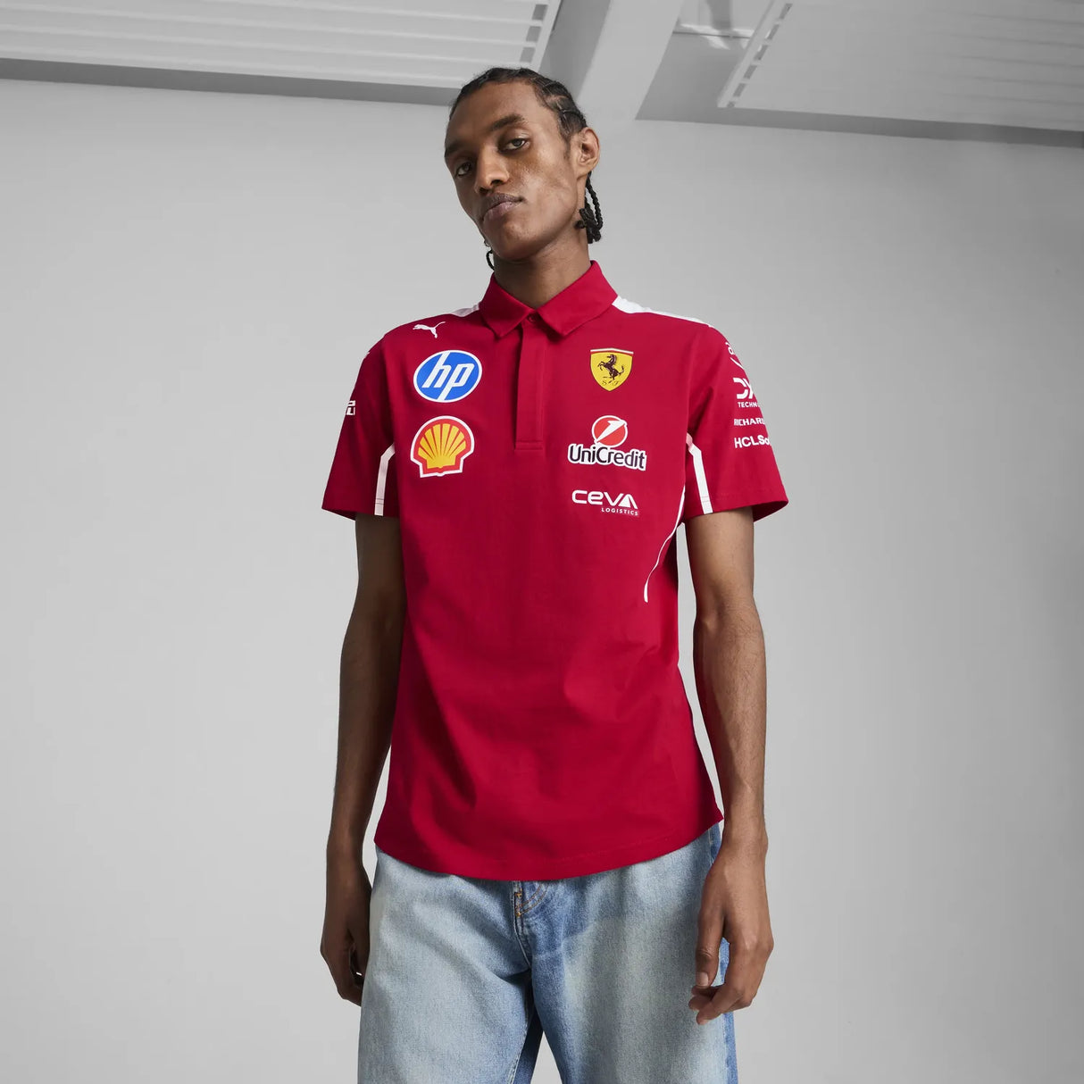 Scuderia Ferrari Csapat Galléros Póló 🔥