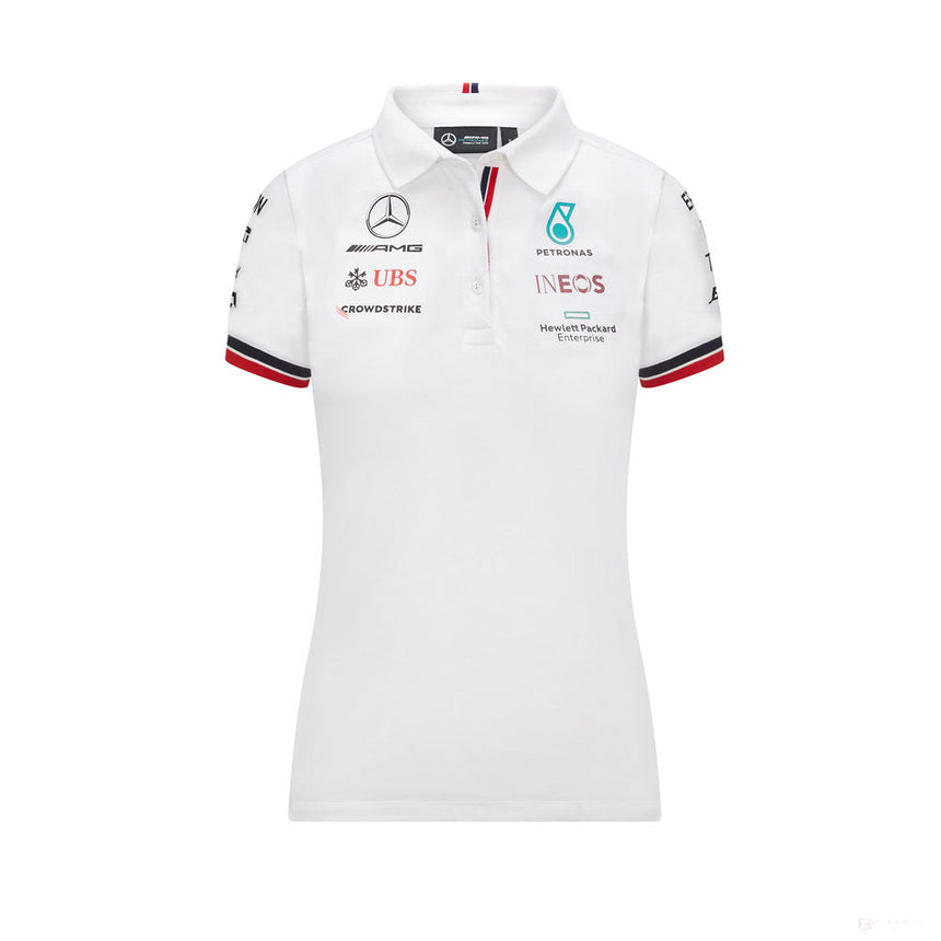 Mercedes Women's Team T-Shirt with Collar