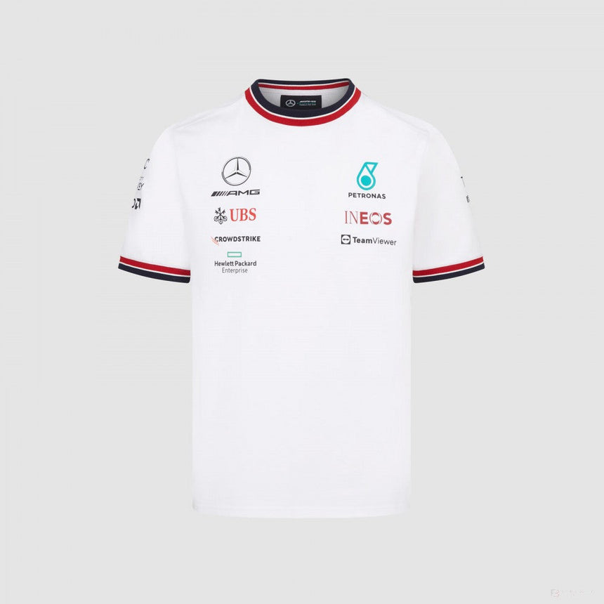 Mercedes Kids Team T-Shirt, White, 2022