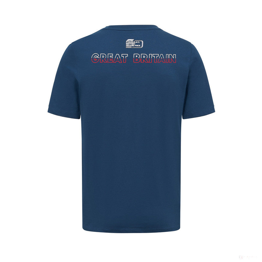 Formula 1 T-shirt, F1 Fanwear, Silverstone, blue, 2022
