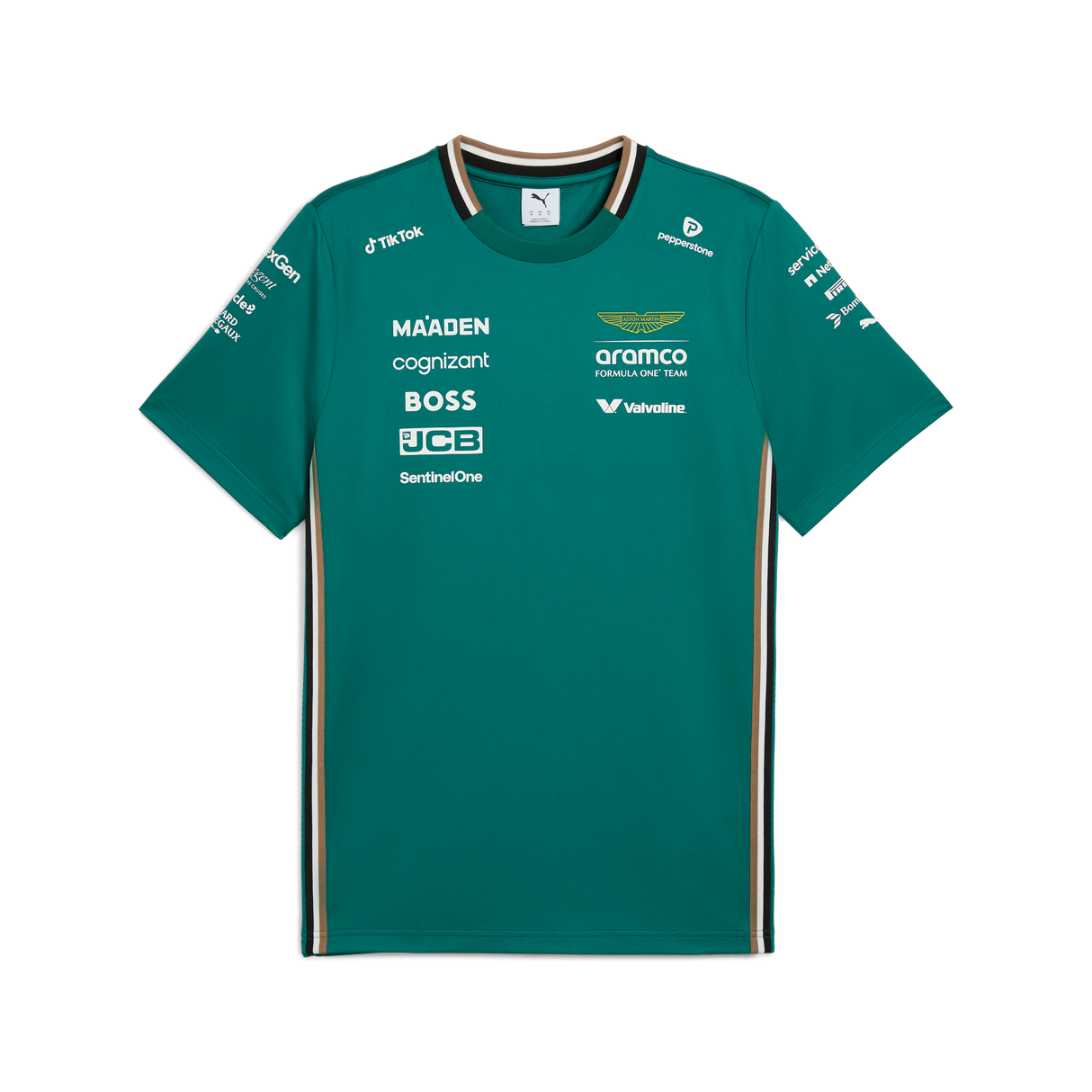 Aston Martin AMF1, Puma csapat póló, Zöld 🔥