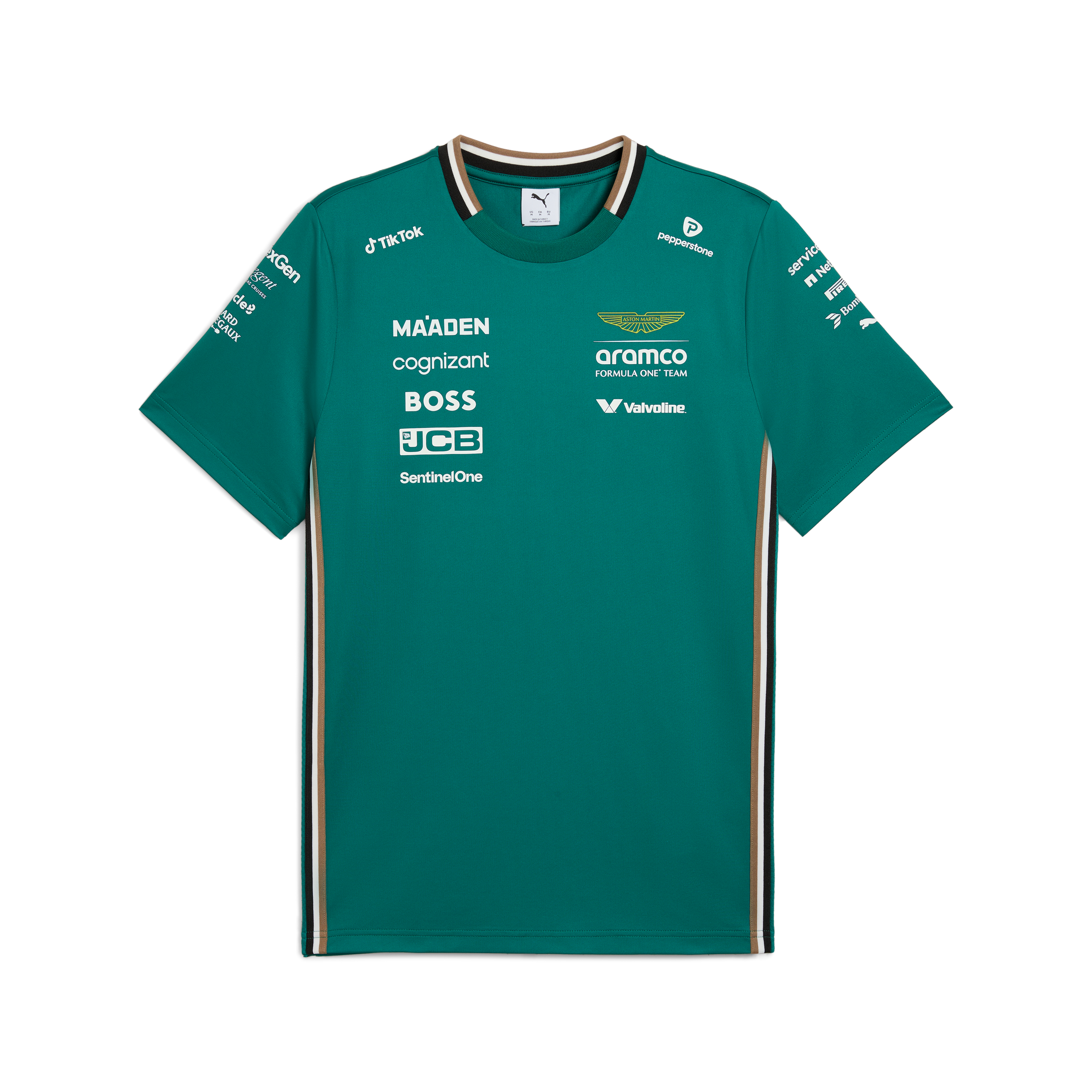 Aston Martin AMF1, Puma csapat póló, Zöld 🔥