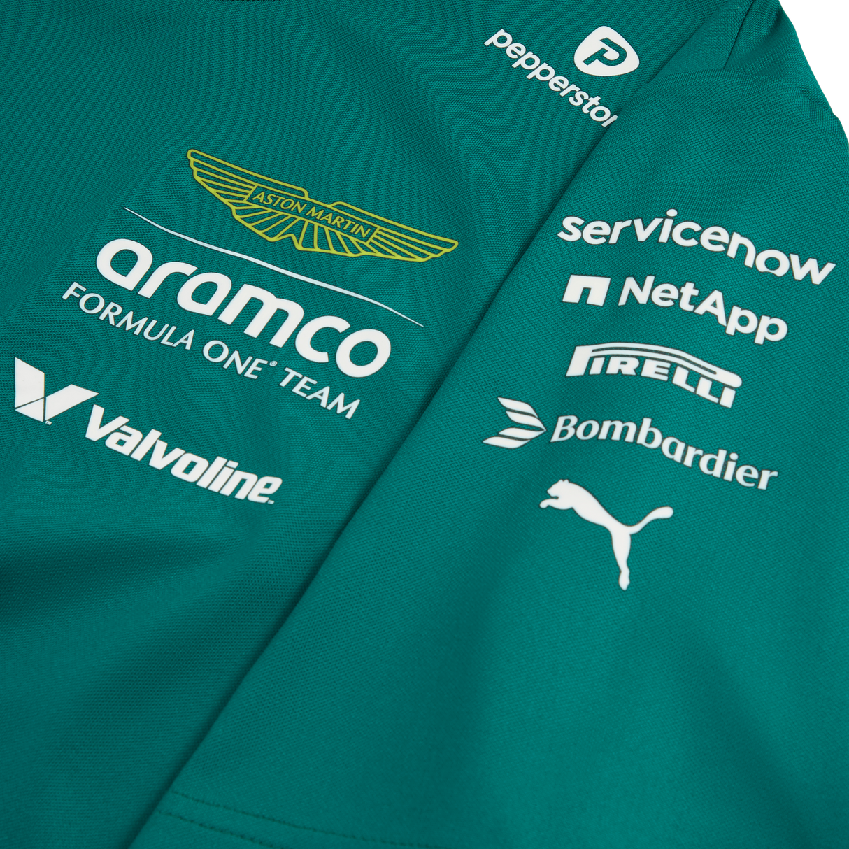 Aston Martin AMF1, Puma csapat póló, Zöld 🔥