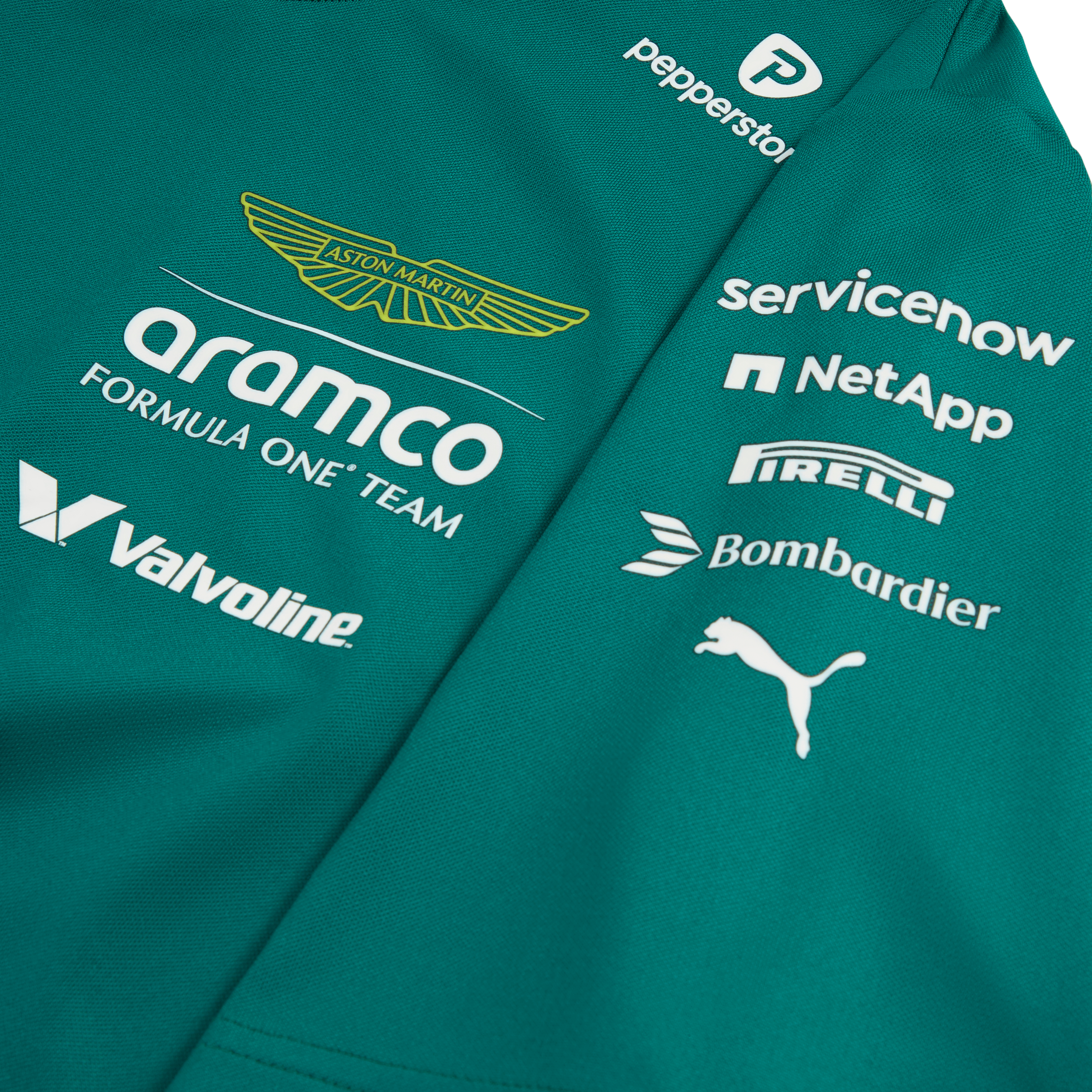 Aston Martin AMF1, Puma csapat póló, Zöld 🔥