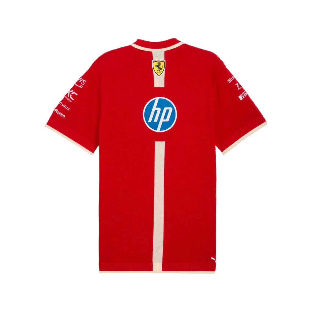 Scuderia Ferrari Team Collared T-Shirt 🔥