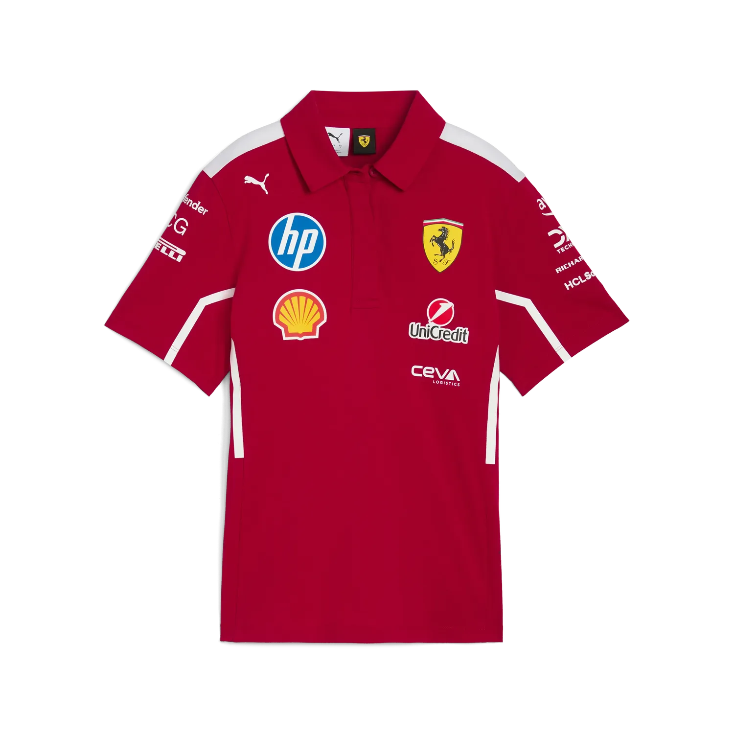 Scuderia Ferrari Team Women's Collared T-Shirt 🔥