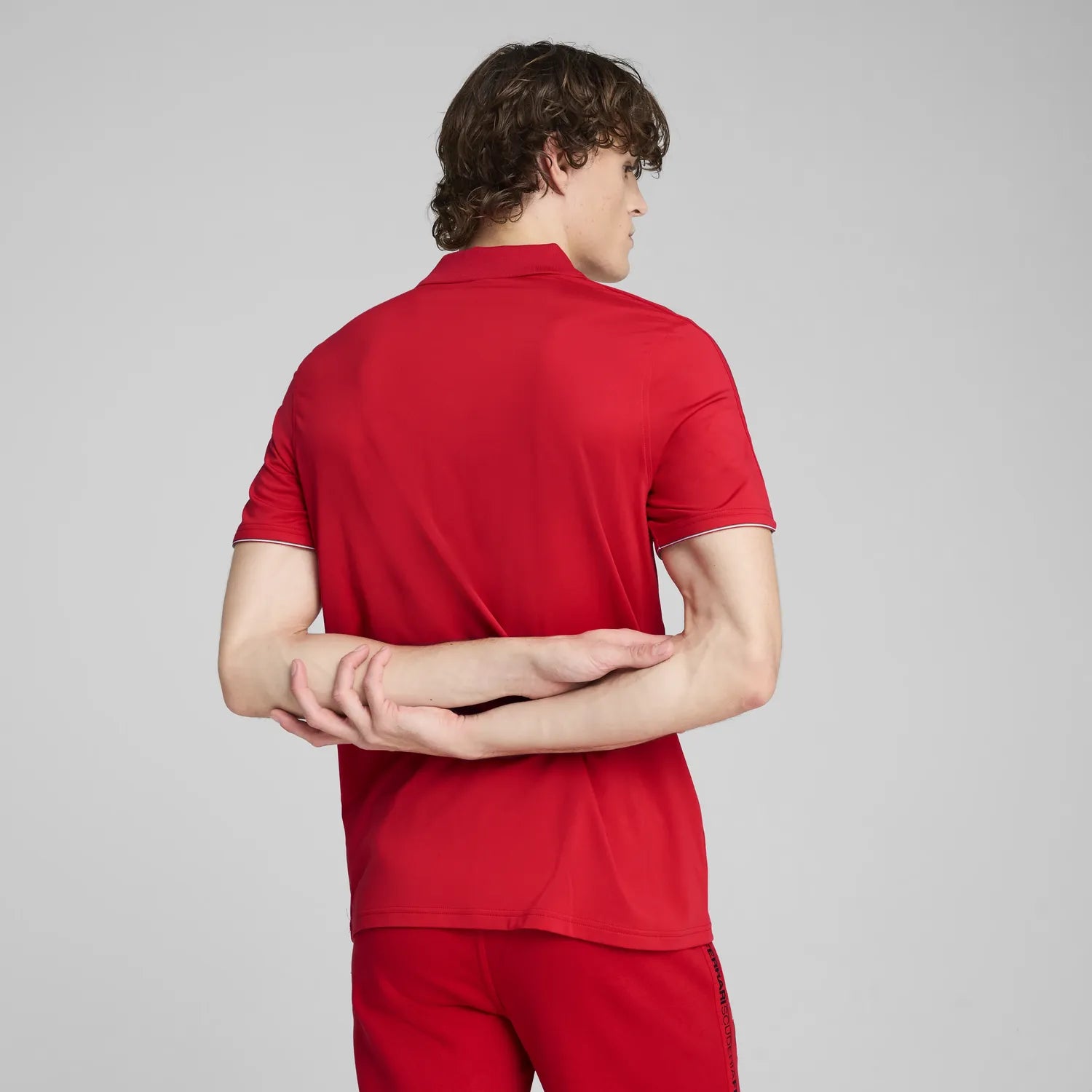 Ferrari Race Collar T-Shirt - Red 🔥