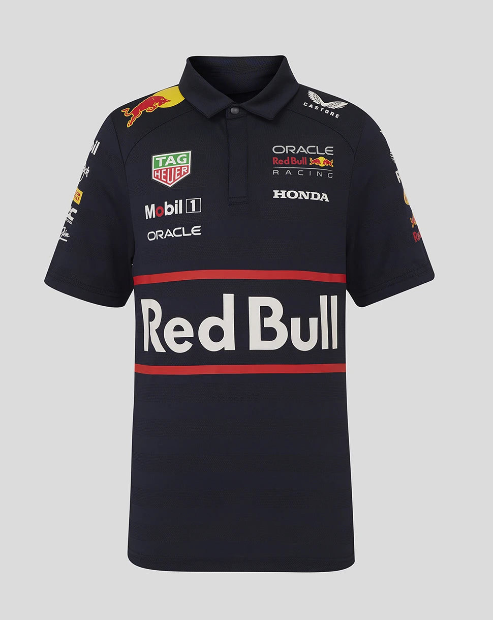 Red Bull Racing Junior T-Shirt mit Kragen – Kinder 🔥