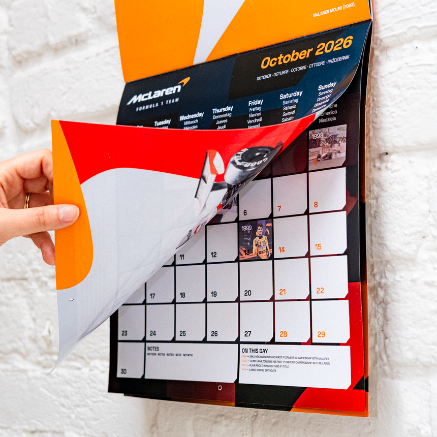 McLaren Formula 1 Team – Hivatalos naptár – 2026