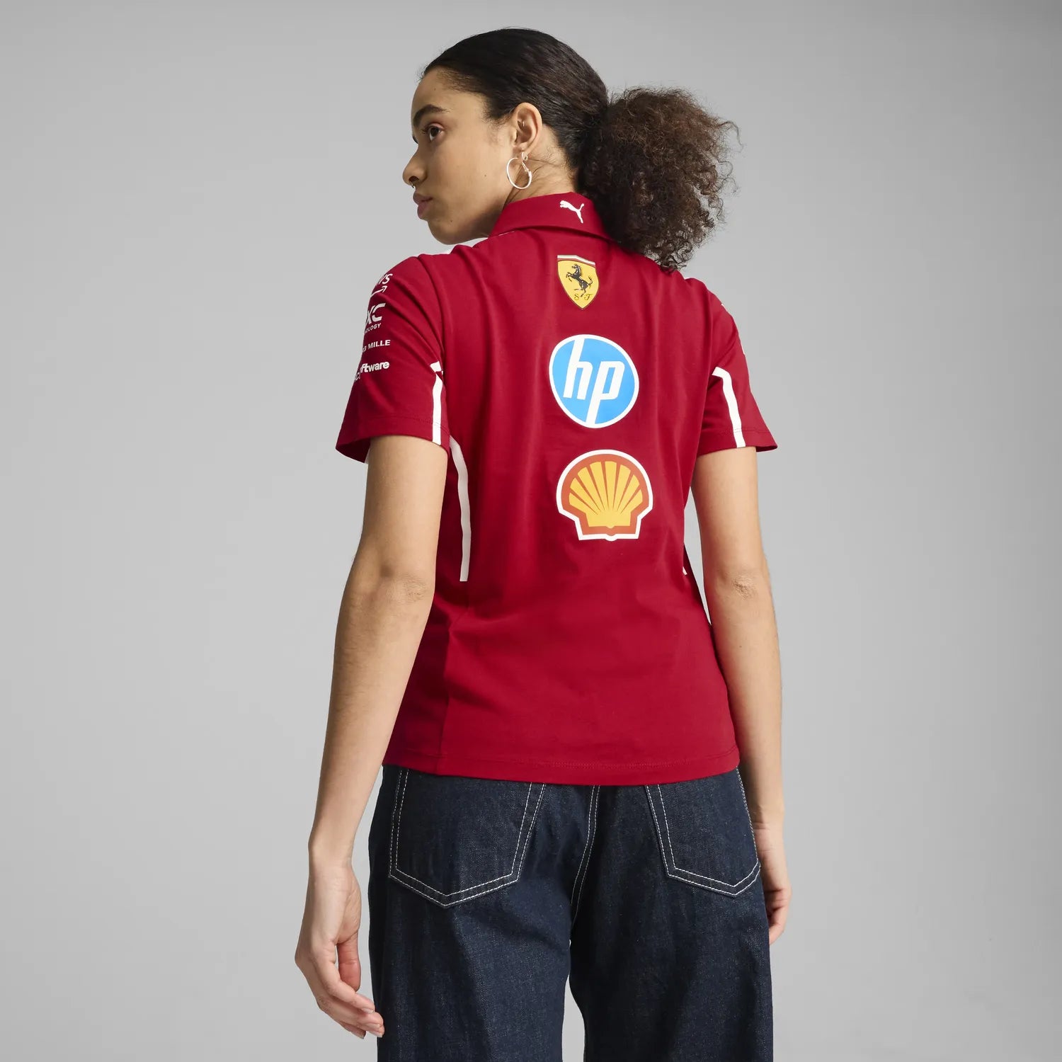 Scuderia Ferrari Team Women's Collared T-Shirt 🔥